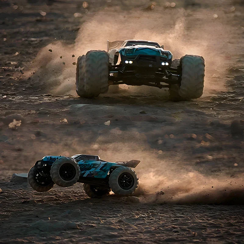 1:16 70KM/H Or 50KM/H 4WD RC Car With LED Remote Control Cars High Speed Drift Monster 4x4 Truck for Kids vs Wltoys 144001 Toys - Image 6