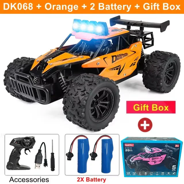 1:16 RC Drift Racing Car - High-Speed Off-Road Alloy Truck with LED Lights, 20KM/H, 2.4G Radio Control for Kids & Adults - Image 10