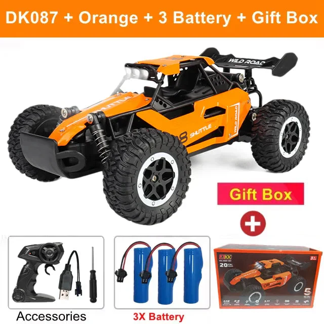 1:16 RC Drift Racing Car - High-Speed Off-Road Alloy Truck with LED Lights, 20KM/H, 2.4G Radio Control for Kids & Adults - Image 16