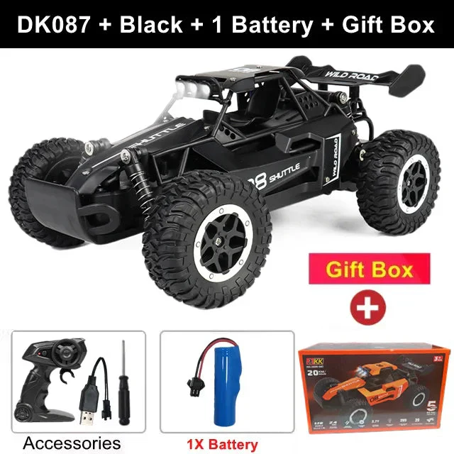 1:16 RC Drift Racing Car - High-Speed Off-Road Alloy Truck with LED Lights, 20KM/H, 2.4G Radio Control for Kids & Adults - Image 19