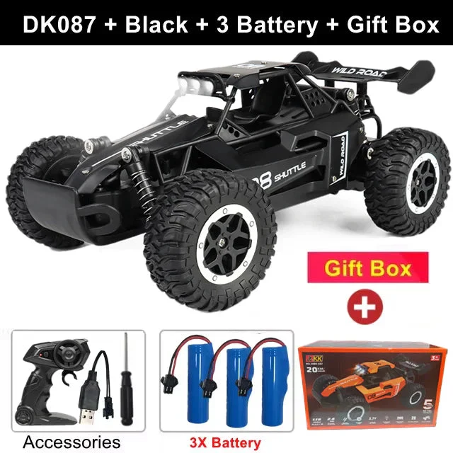 1:16 RC Drift Racing Car - High-Speed Off-Road Alloy Truck with LED Lights, 20KM/H, 2.4G Radio Control for Kids & Adults - Image 21