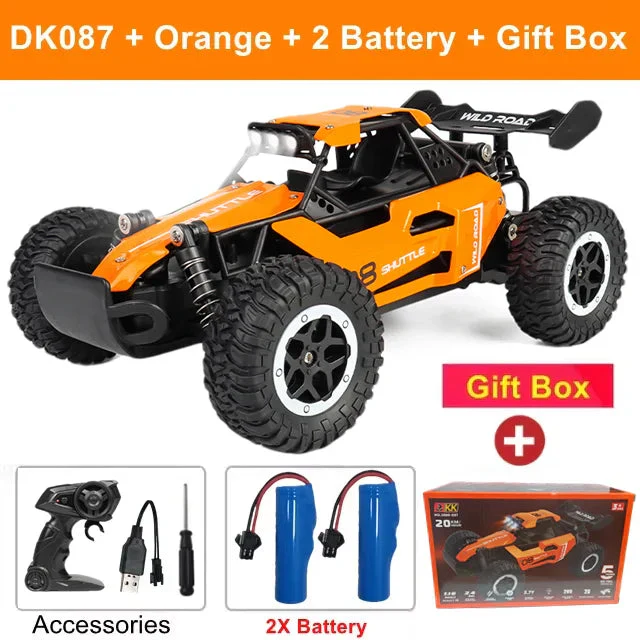 1:16 RC Drift Racing Car - High-Speed Off-Road Alloy Truck with LED Lights, 20KM/H, 2.4G Radio Control for Kids & Adults - Image 14