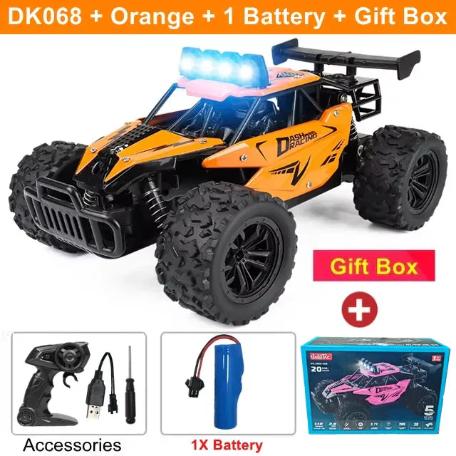1:16 RC Drift Racing Car - High-Speed Off-Road Alloy Truck with LED Lights, 20KM/H, 2.4G Radio Control for Kids & Adults - Image 17