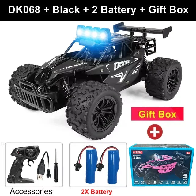 1:16 RC Drift Racing Car - High-Speed Off-Road Alloy Truck with LED Lights, 20KM/H, 2.4G Radio Control for Kids & Adults - Image 20