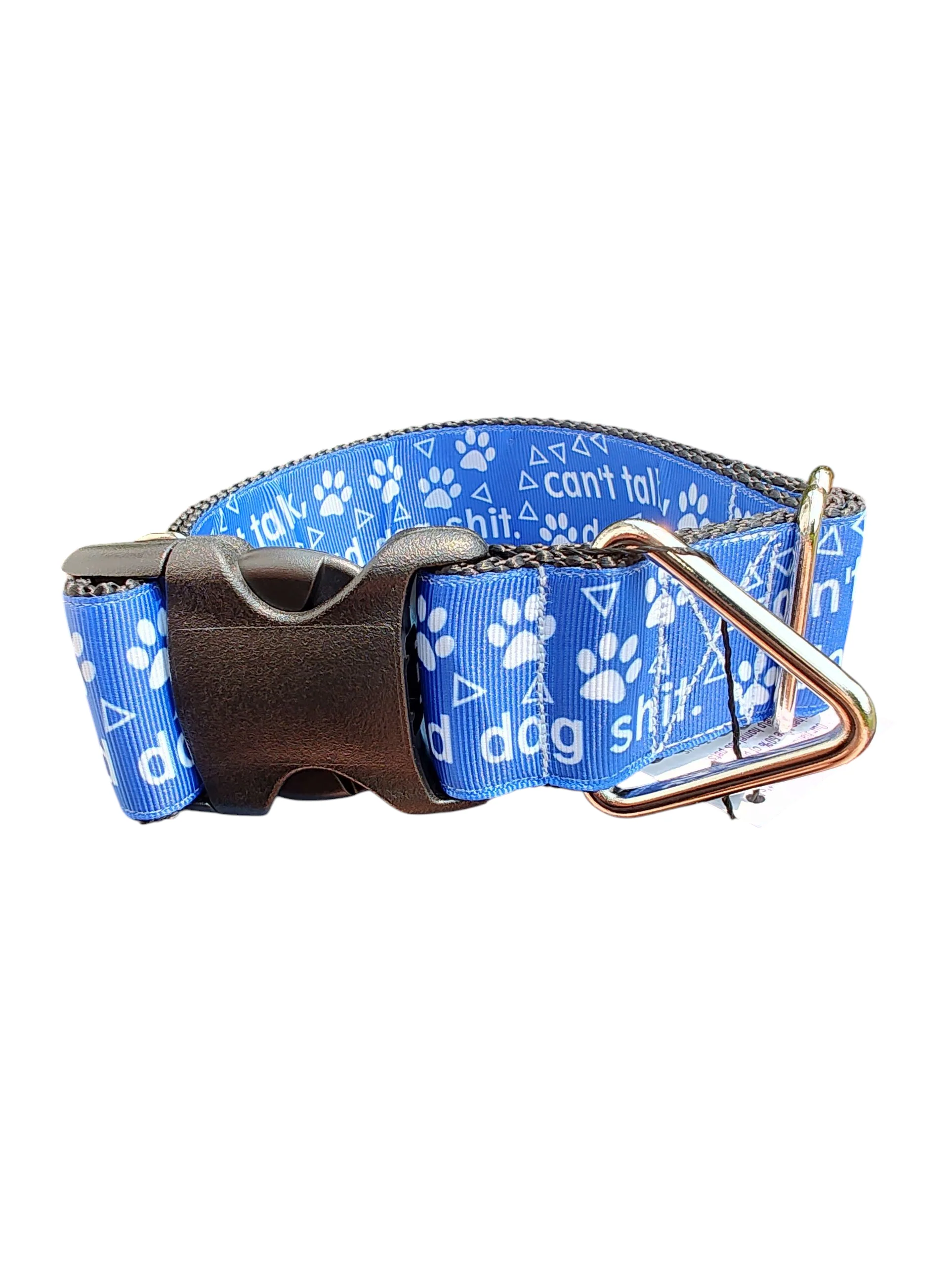 1.5" Wide Bad Dog Shit Nylon Dog Collar - Image 2