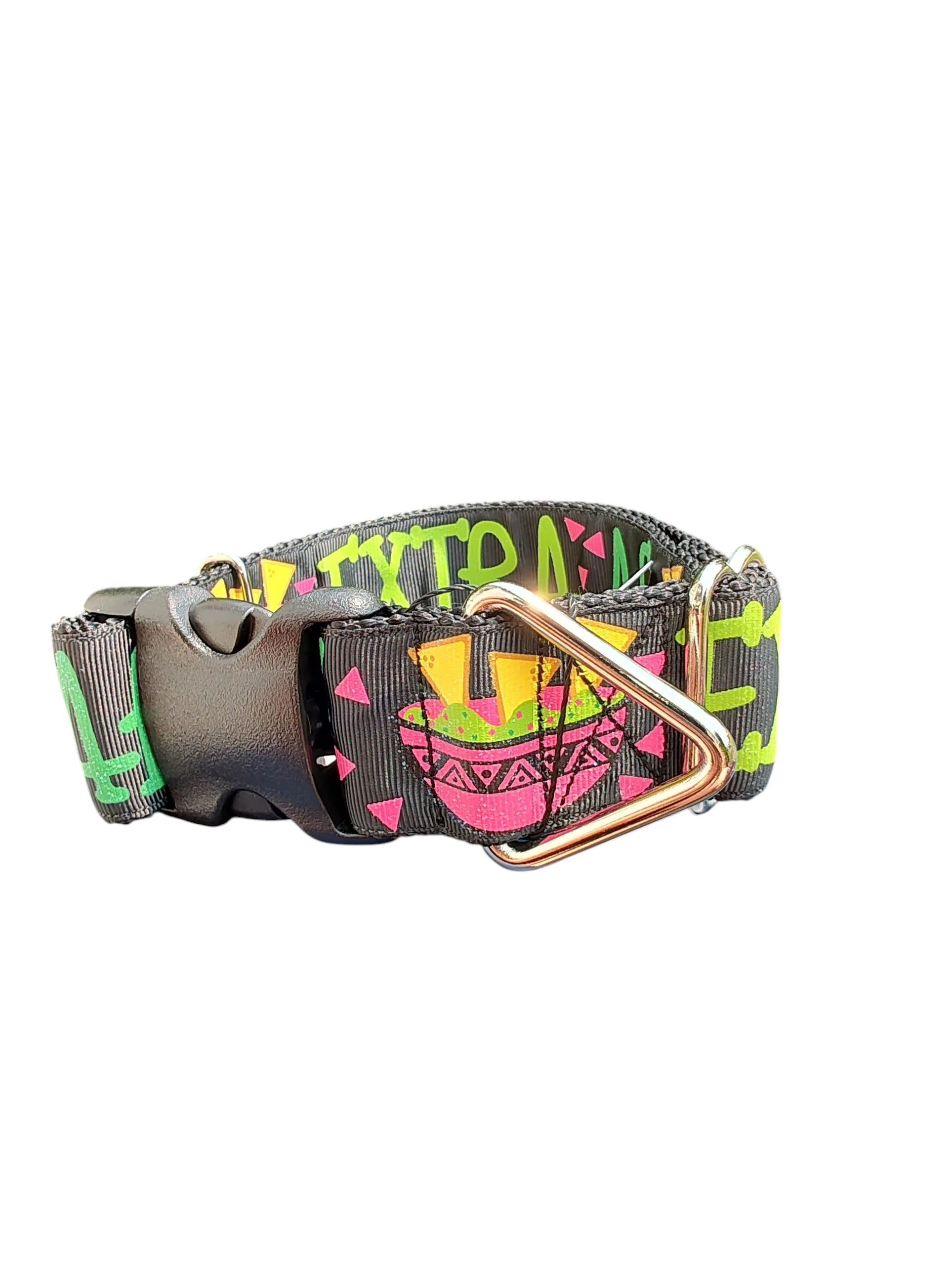 1.5" Wide Extra AF Chips & Guac Nylon Dog Collar - Image 4