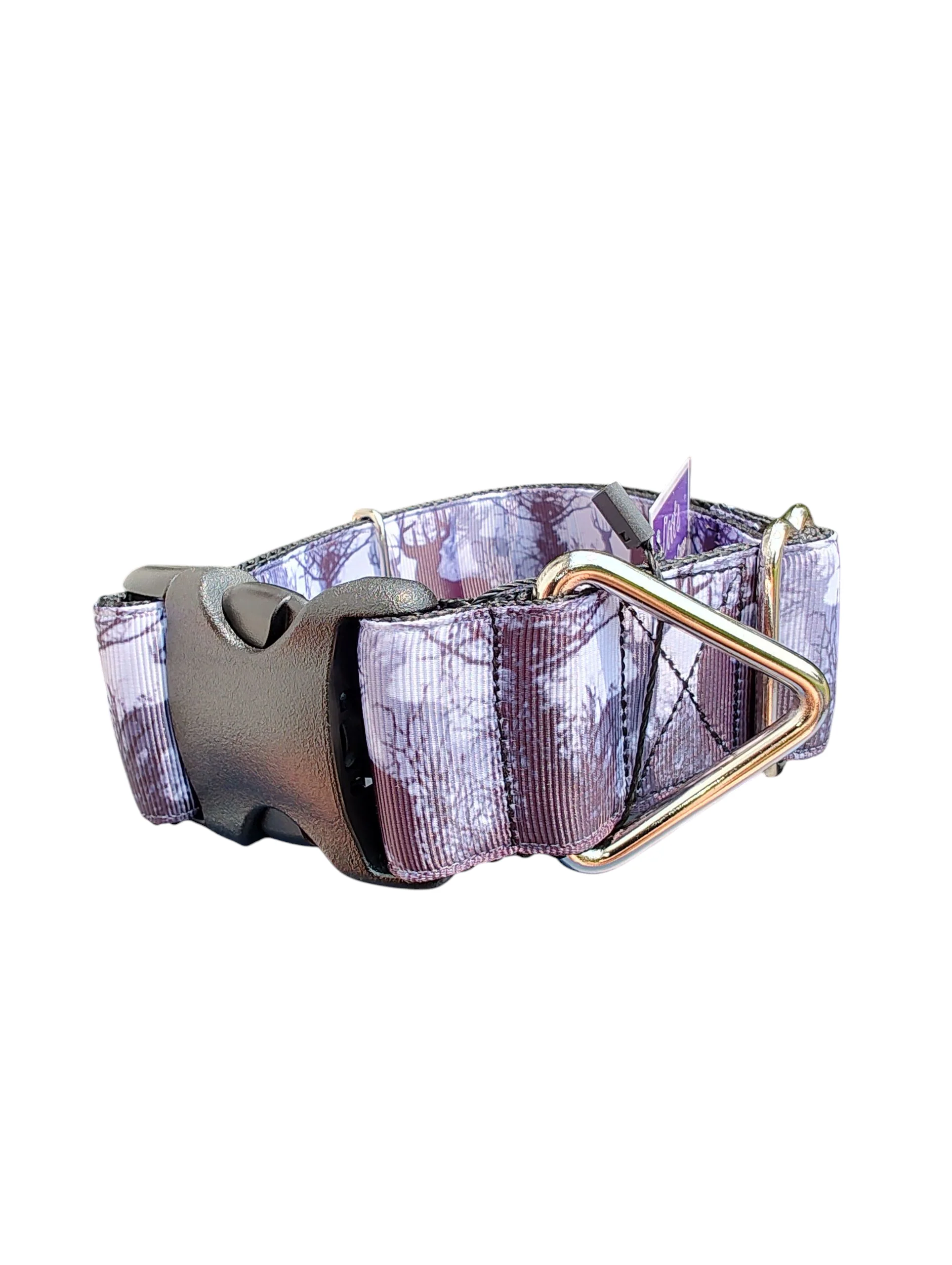 1.5" Wide Hunting Bucks Nylon Dog Collar - Image 2