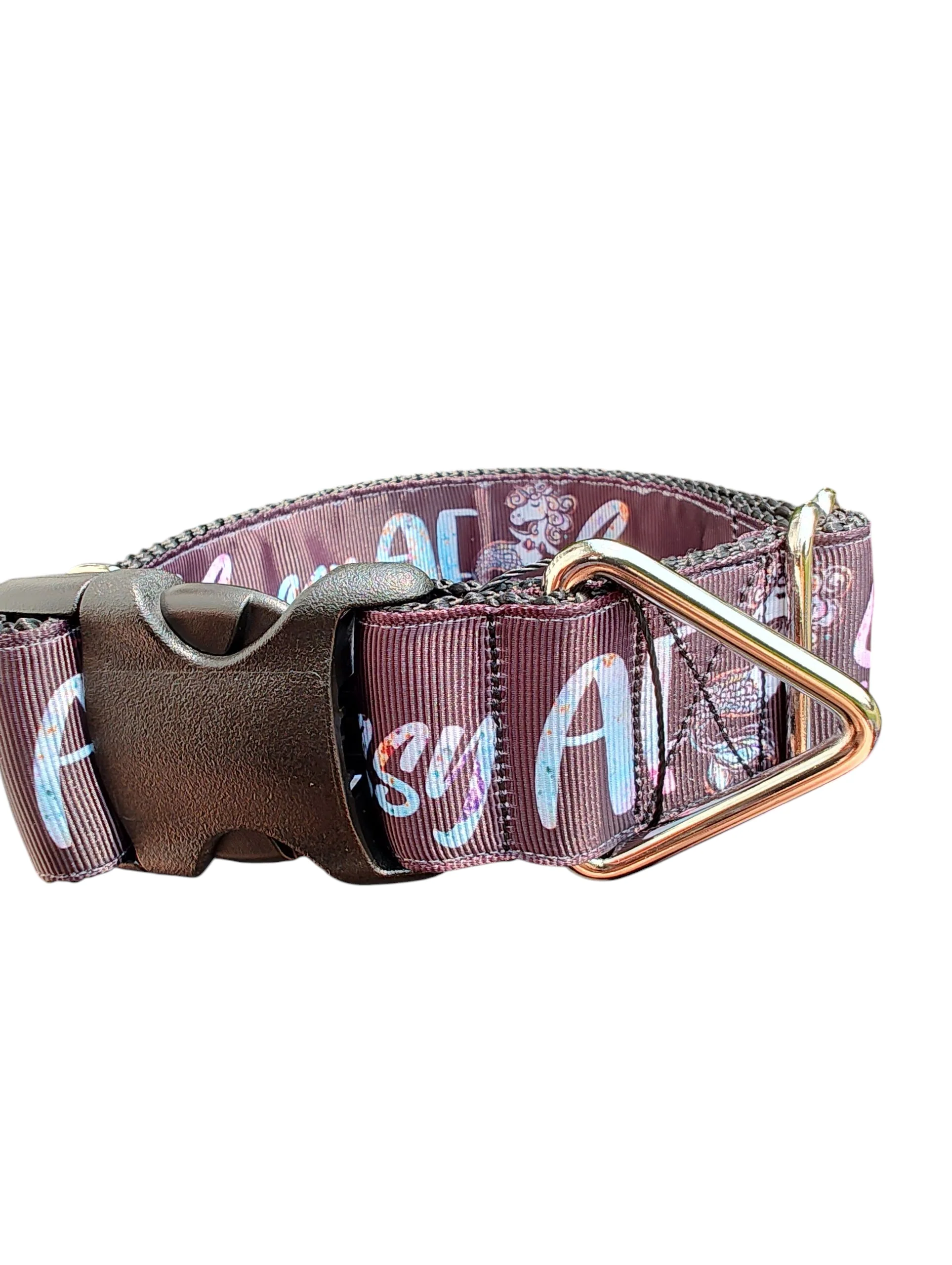 1.5" Wide Sassy AF Nylon Dog Collar - Image 2