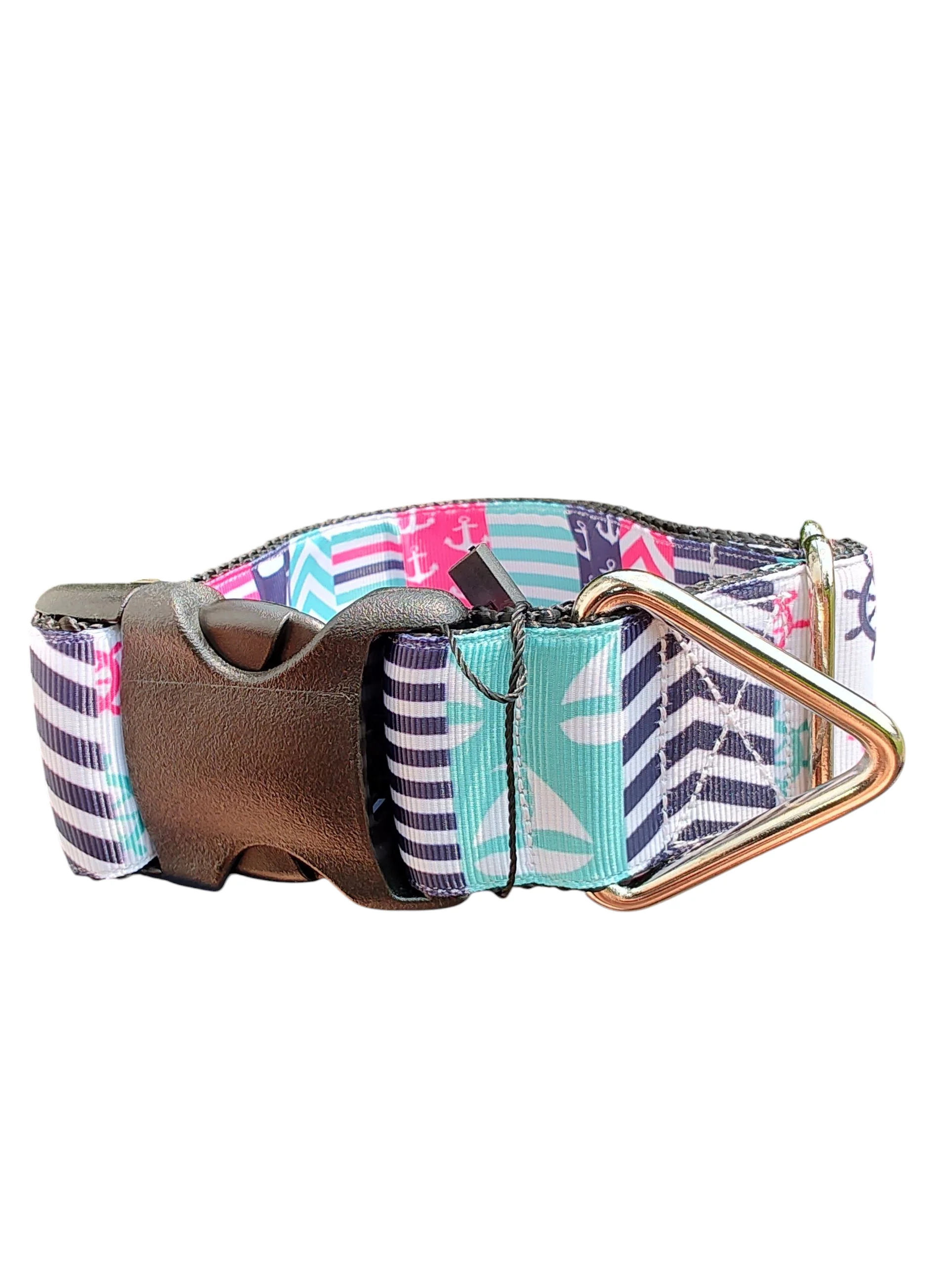 1.5" Wide Set Sail Nylon Dog Collar - Image 2