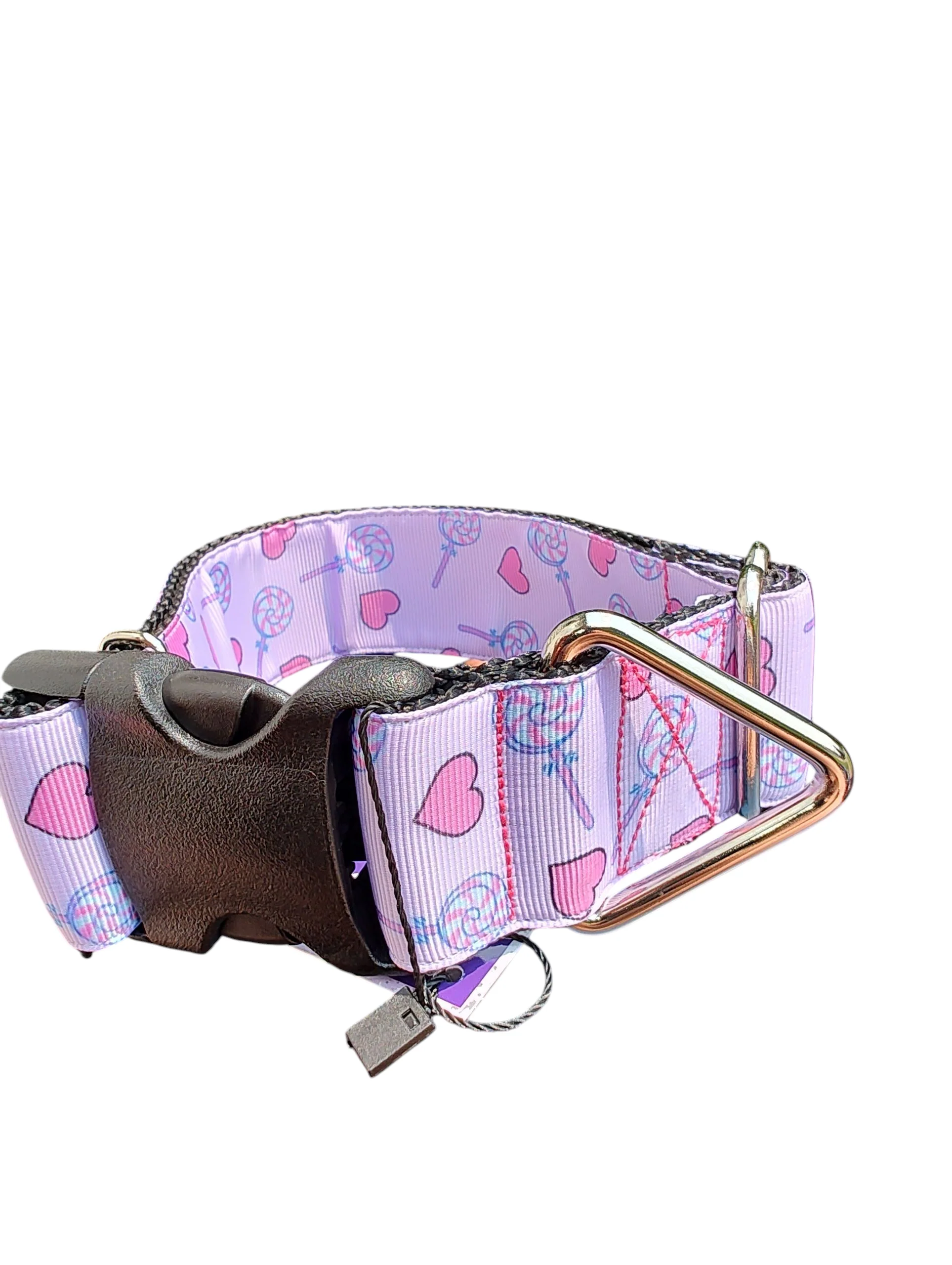 1.5" Wide Sweet Sugar Nylon Dog Collar - Image 2