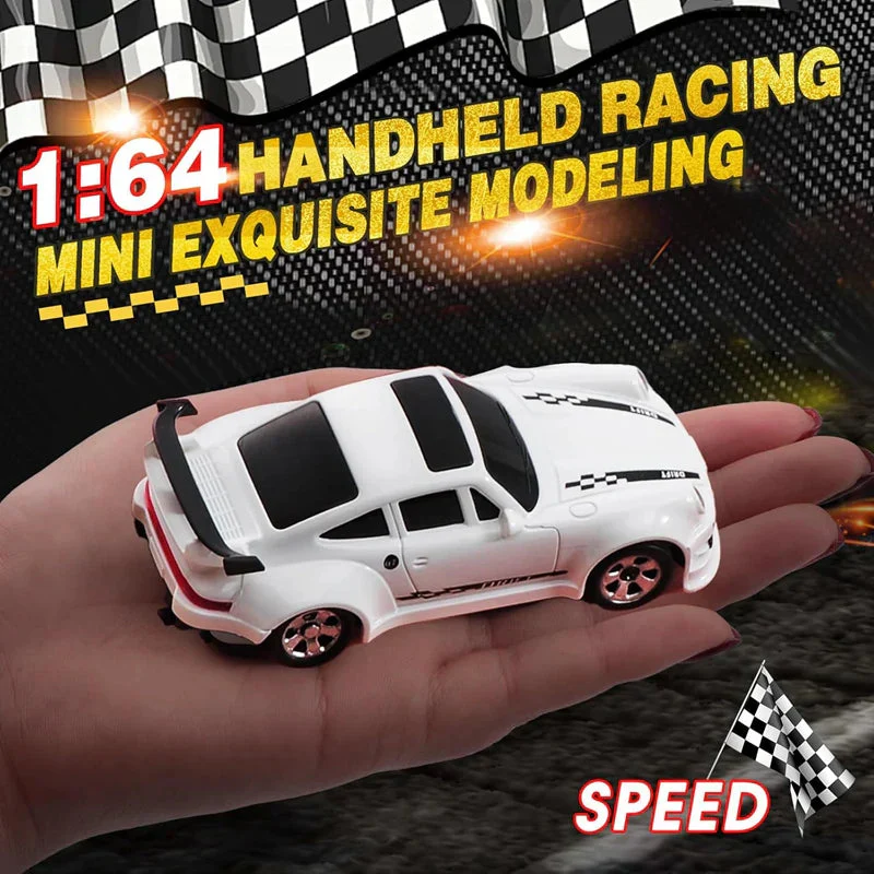 1/64 4WD High-Speed Drift RC Car – Mini Remote Control Racing Toy for Kids & Adults - Image 3