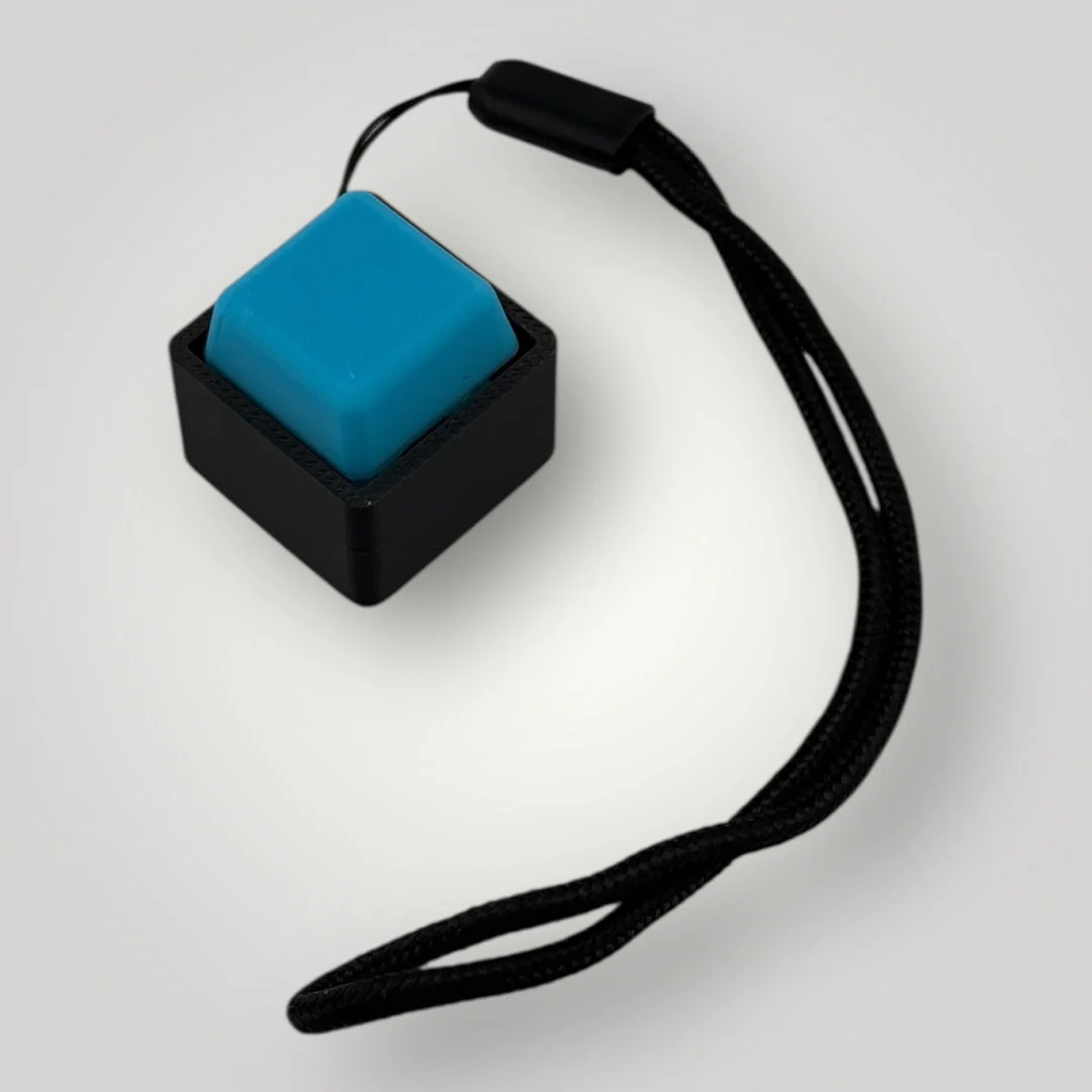 1 Mechanical Keyboard Fidget Clicker Toy Keychain - Image 2