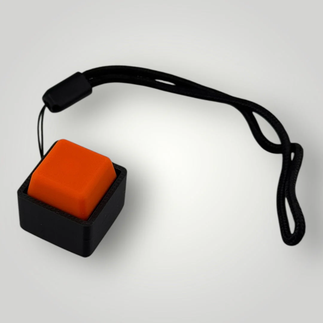 1 Mechanical Keyboard Fidget Clicker Toy Keychain - Image 3