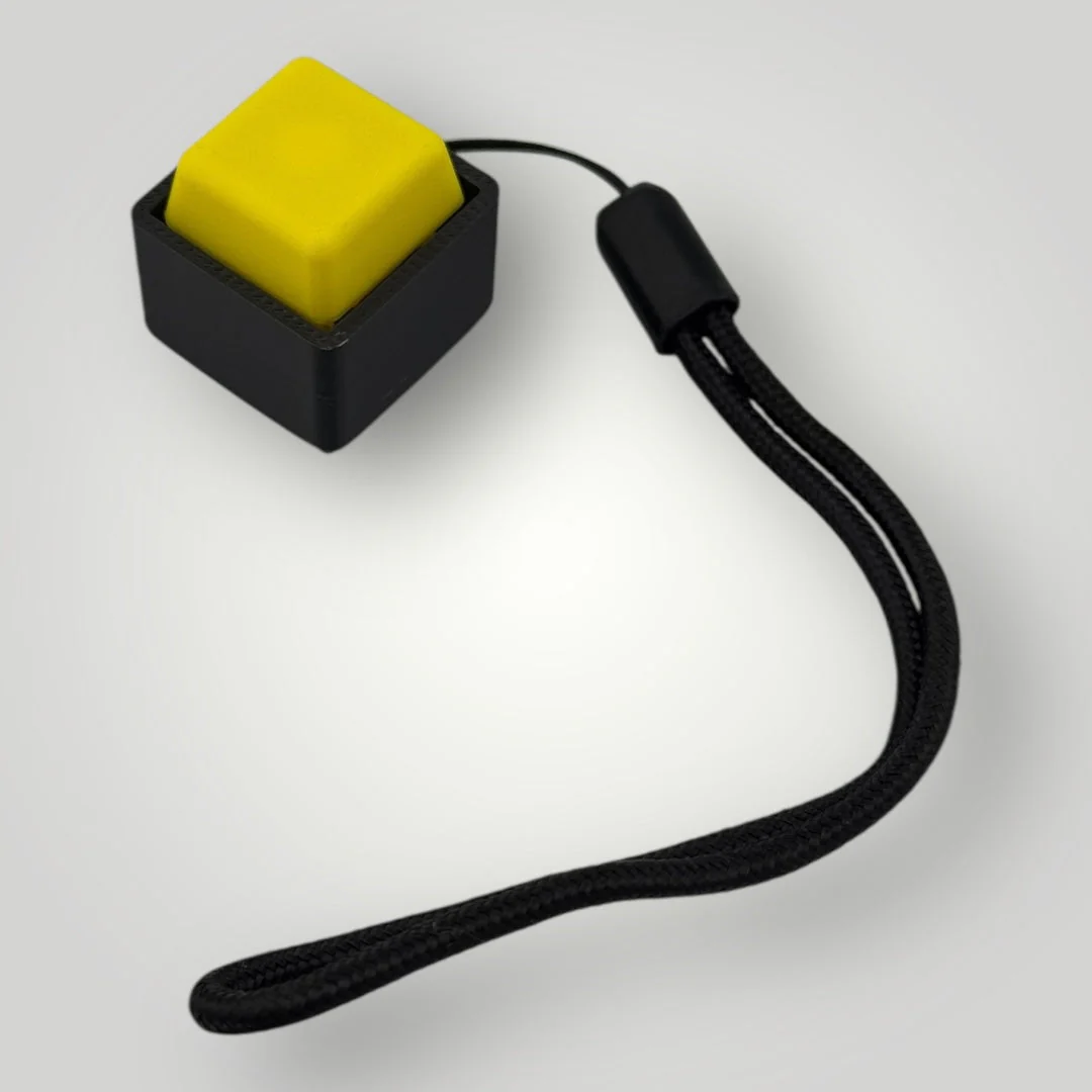 1 Mechanical Keyboard Fidget Clicker Toy Keychain - Image 4
