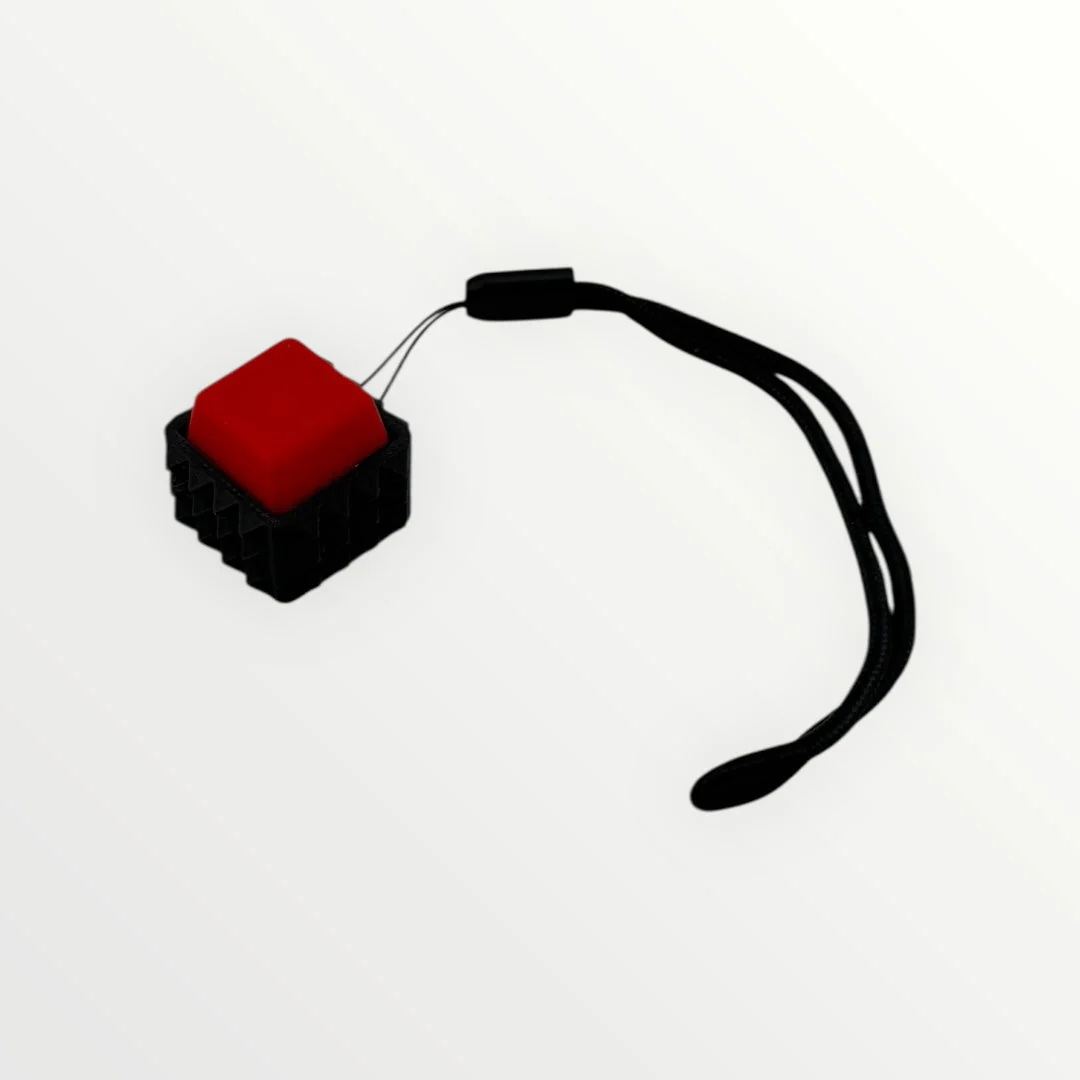 1 Spiky Mechanical Keyboard Fidget Toy Keychain - Image 3