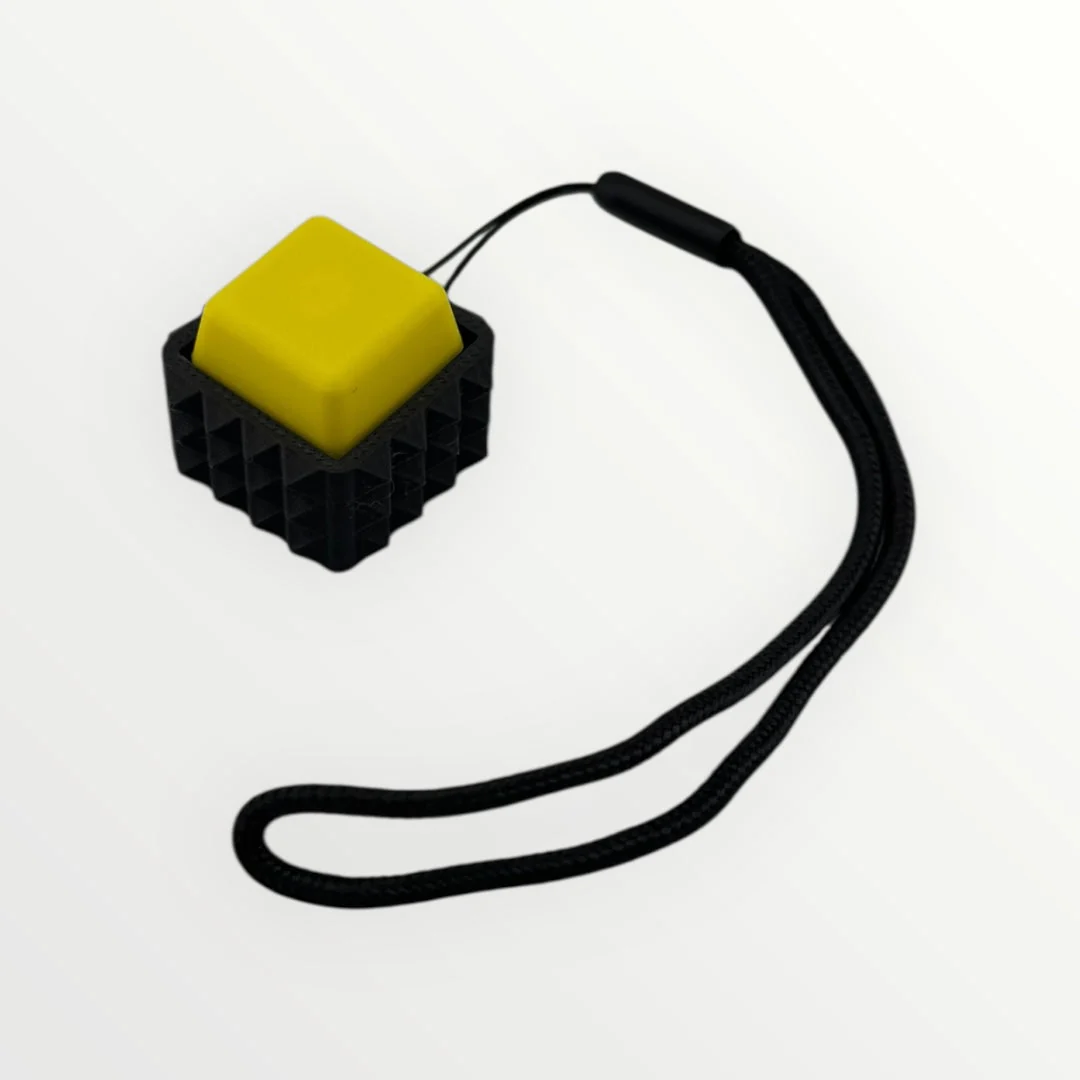 1 Spiky Mechanical Keyboard Fidget Toy Keychain - Image 4