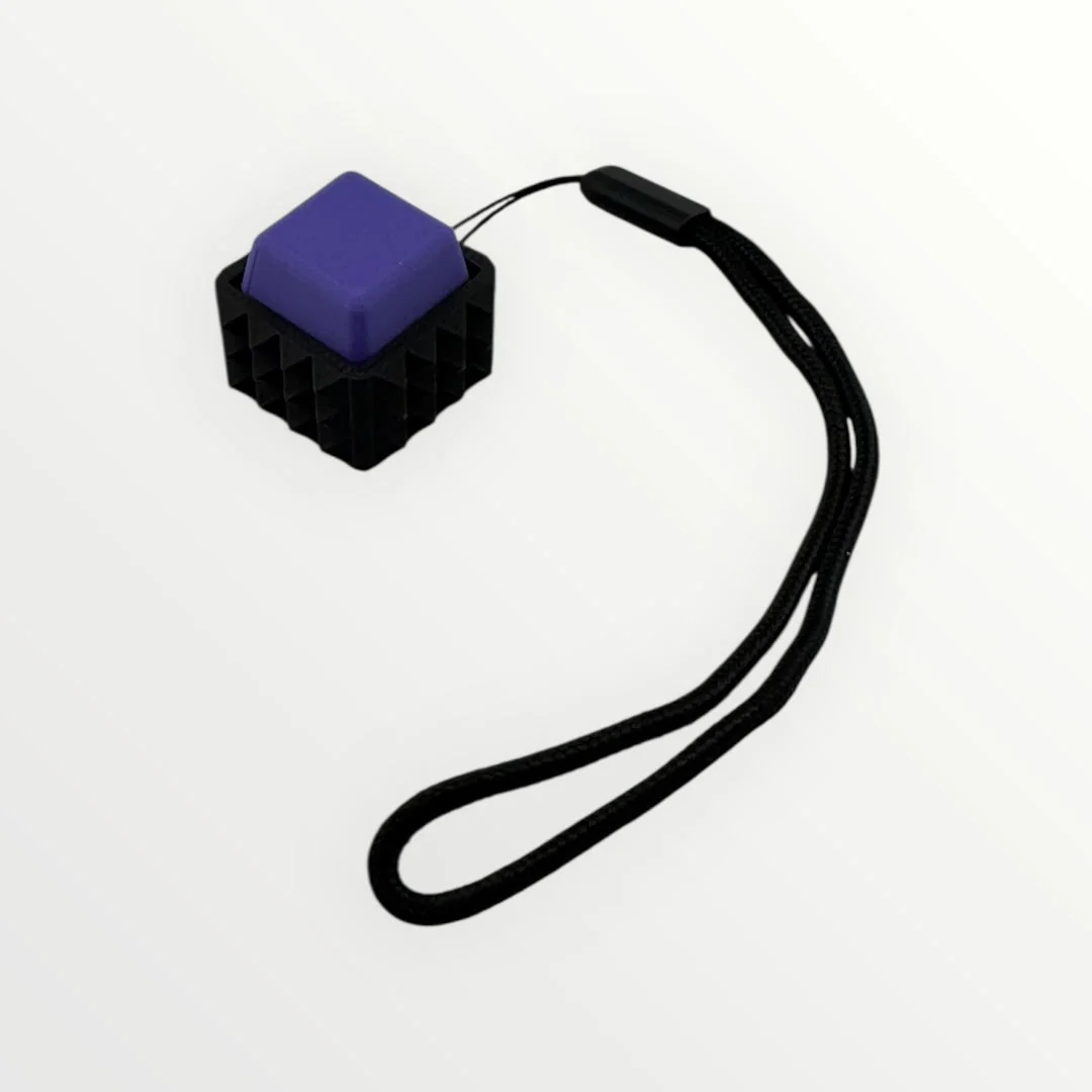 1 Spiky Mechanical Keyboard Fidget Toy Keychain - Image 6