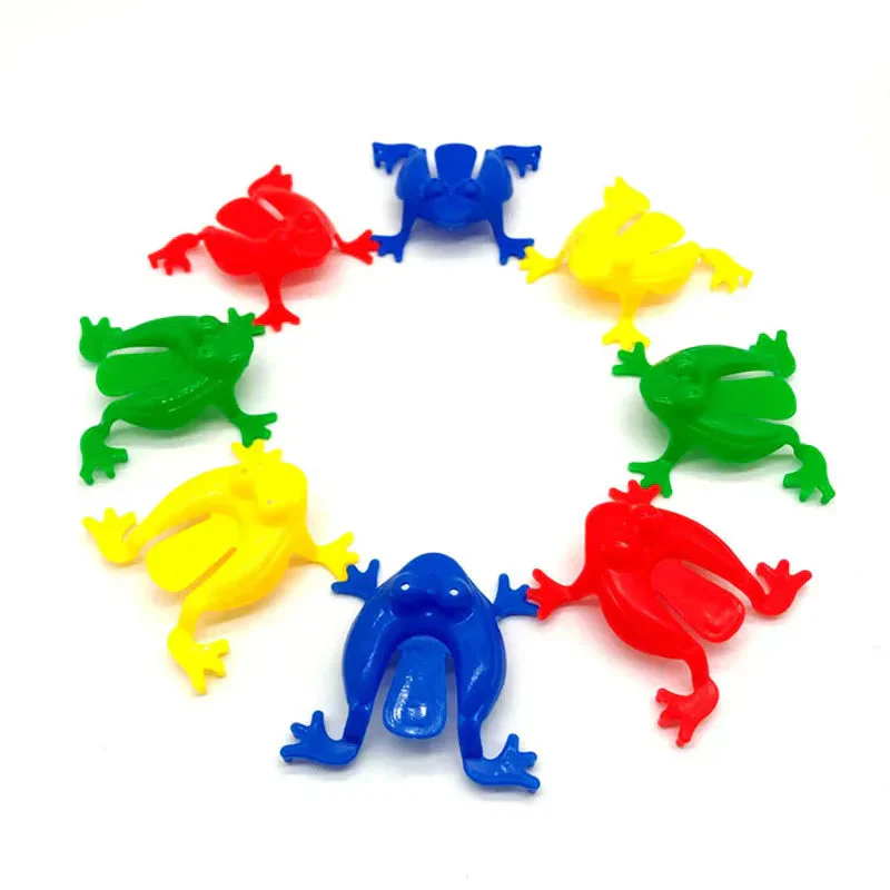 10-20Pcs Jumping Frog Bounce Fidget Toys For Kids Novelty Assorted  Stress Reliever Toys For Children Birthday Gift Party Favor - Image 2