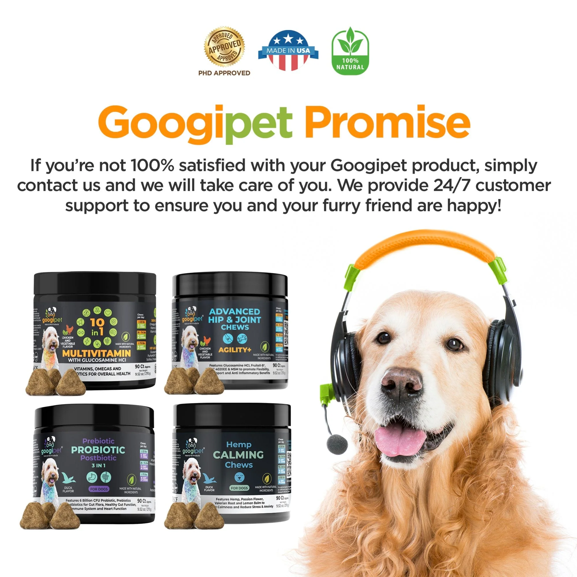10 in 1 Multivitamin Chews for Dogs (Peanut Butter & Pumpkin Flavor) - Image 7