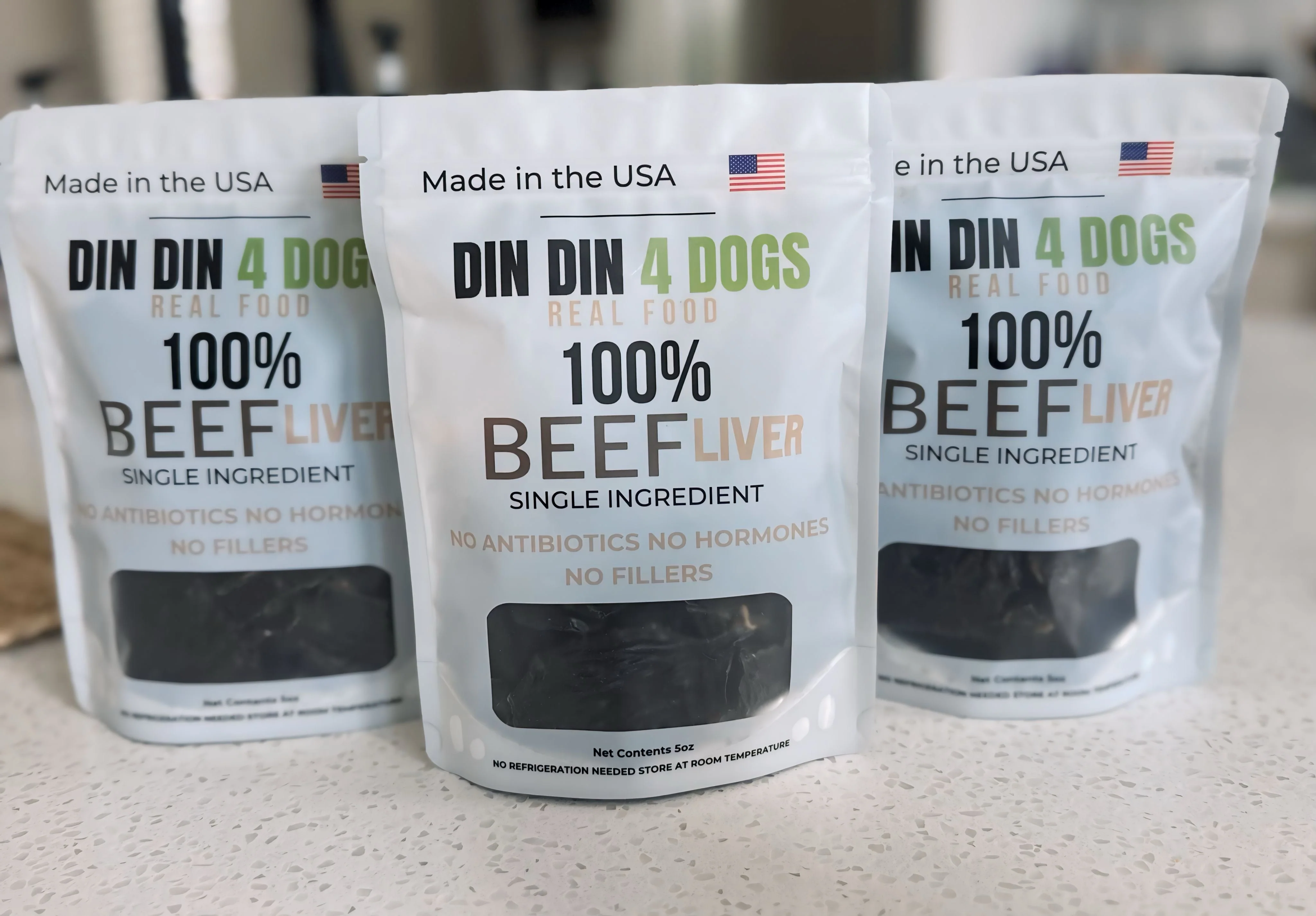 100% Beef Liver Dog Treats, 5 Ounce Bag, Single Ingredient, High Protein - Image 3
