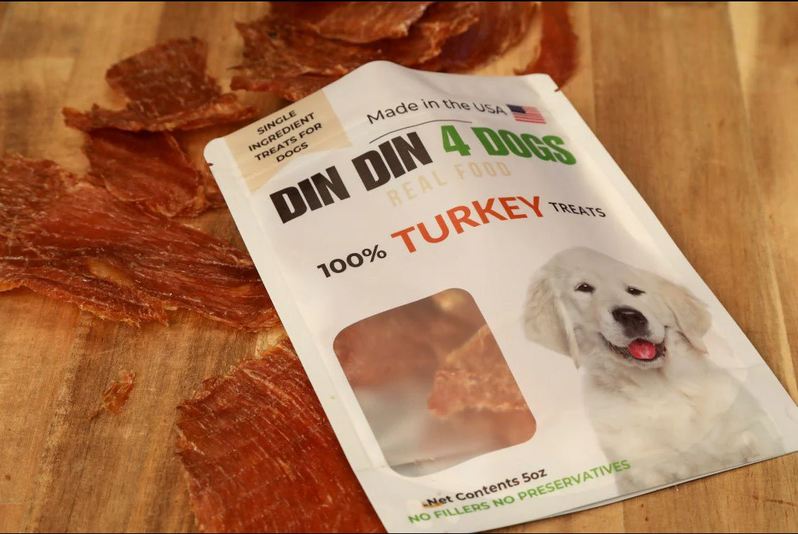 100% Turkey Dog Treats, 5 Ounce Bag, Single Ingredient, High Protein - Image 2