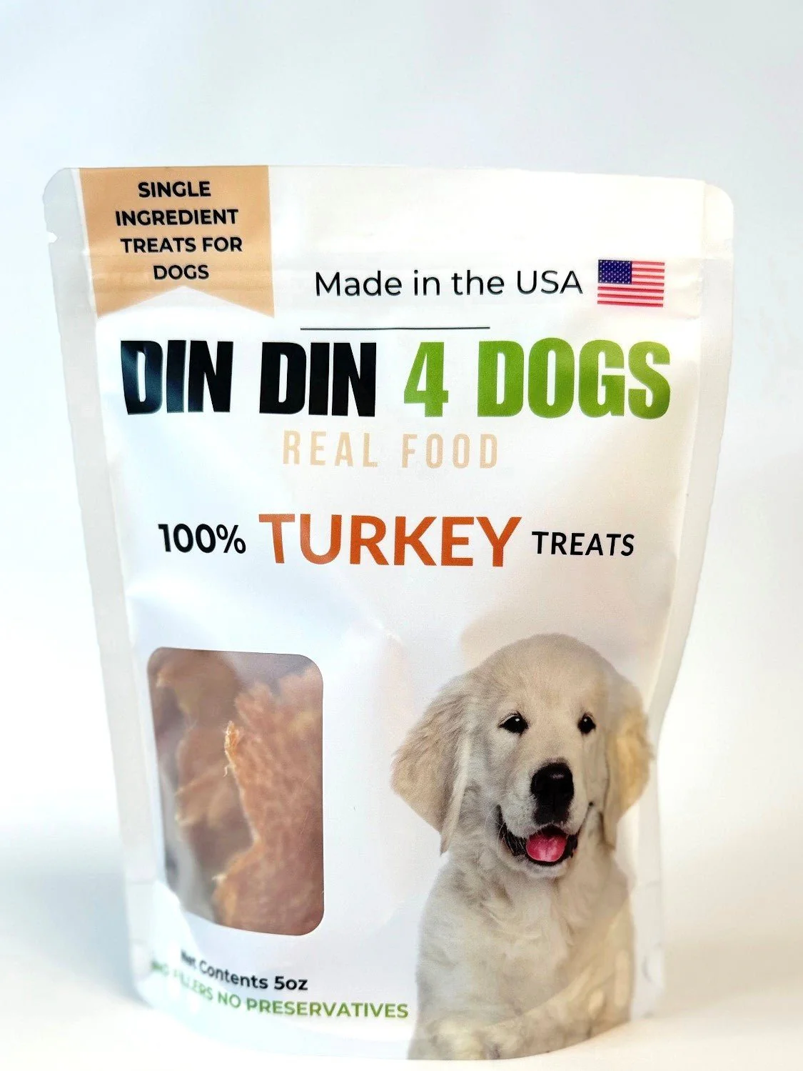 100% Turkey Dog Treats, 5 Ounce Bag, Single Ingredient, High Protein - Image 4