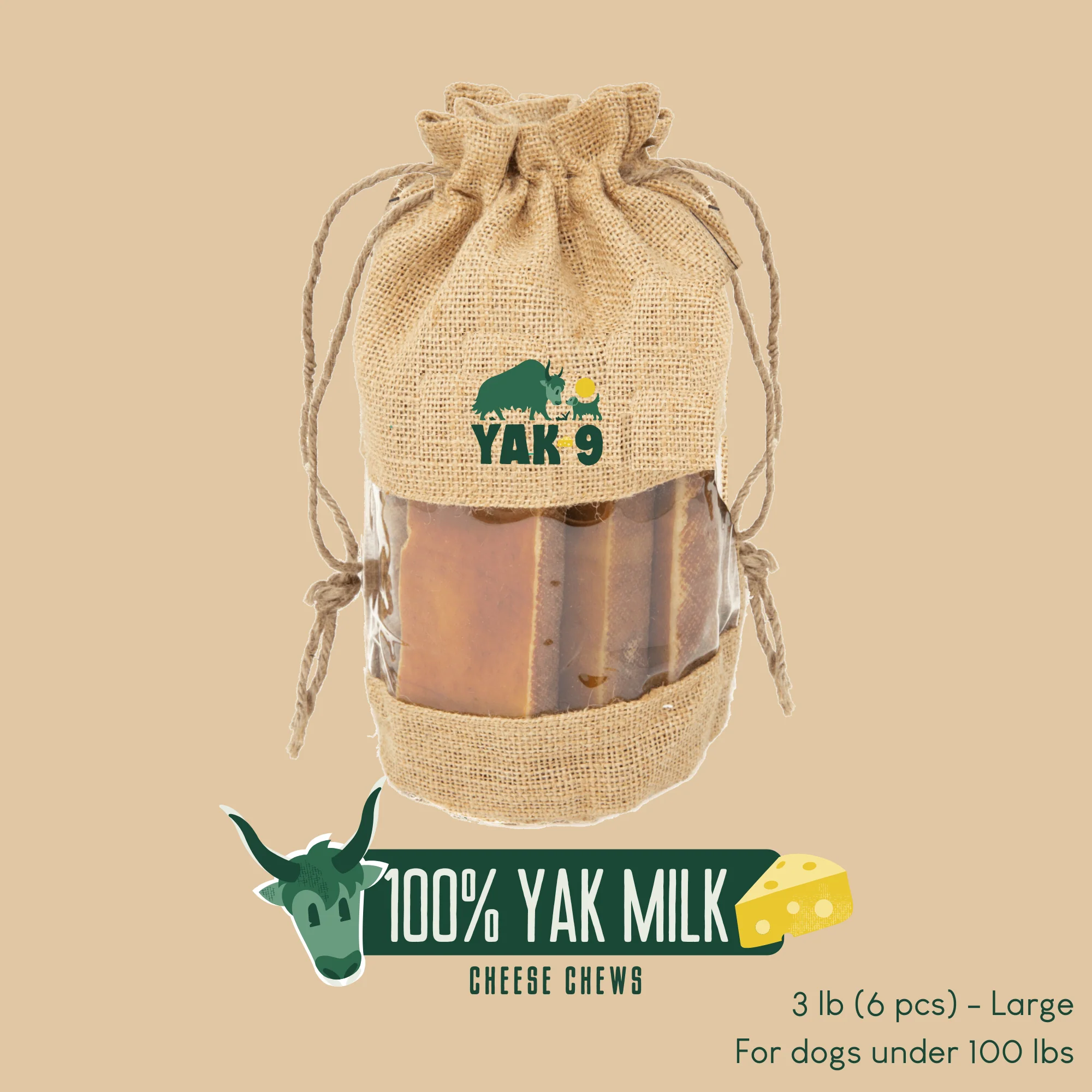 100% Yak Milk Chews for Dogs - Image 24