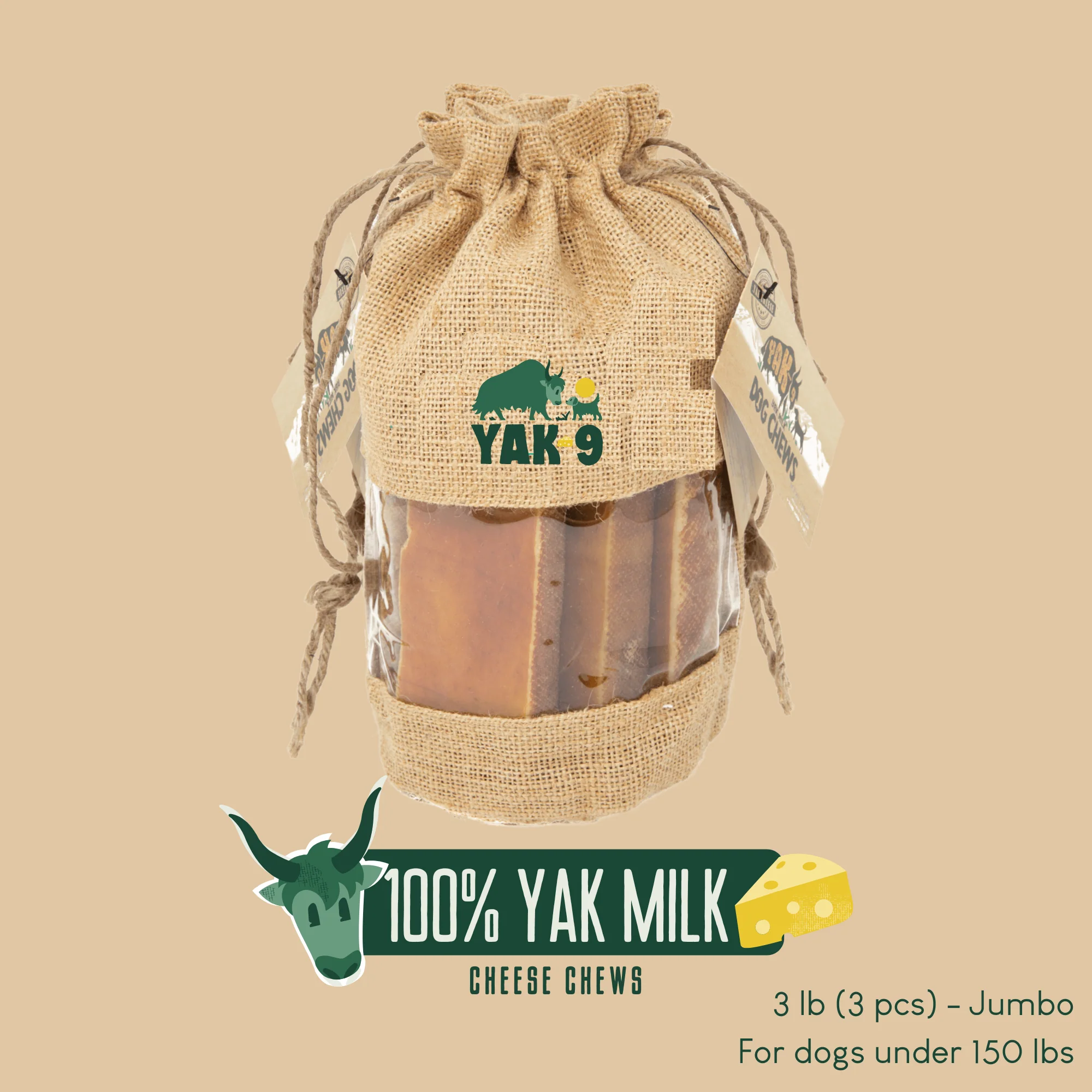 100% Yak Milk Chews for Dogs - Image 40