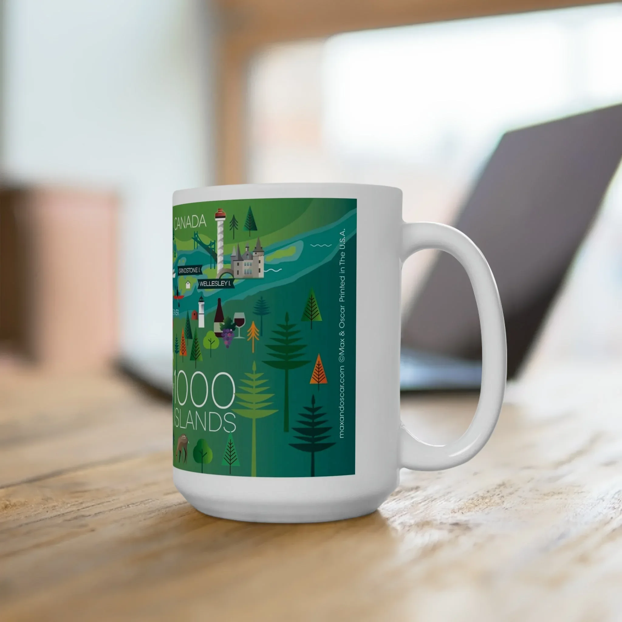 1000 Islands Ceramic Mug 11oz or 15oz - Image 4