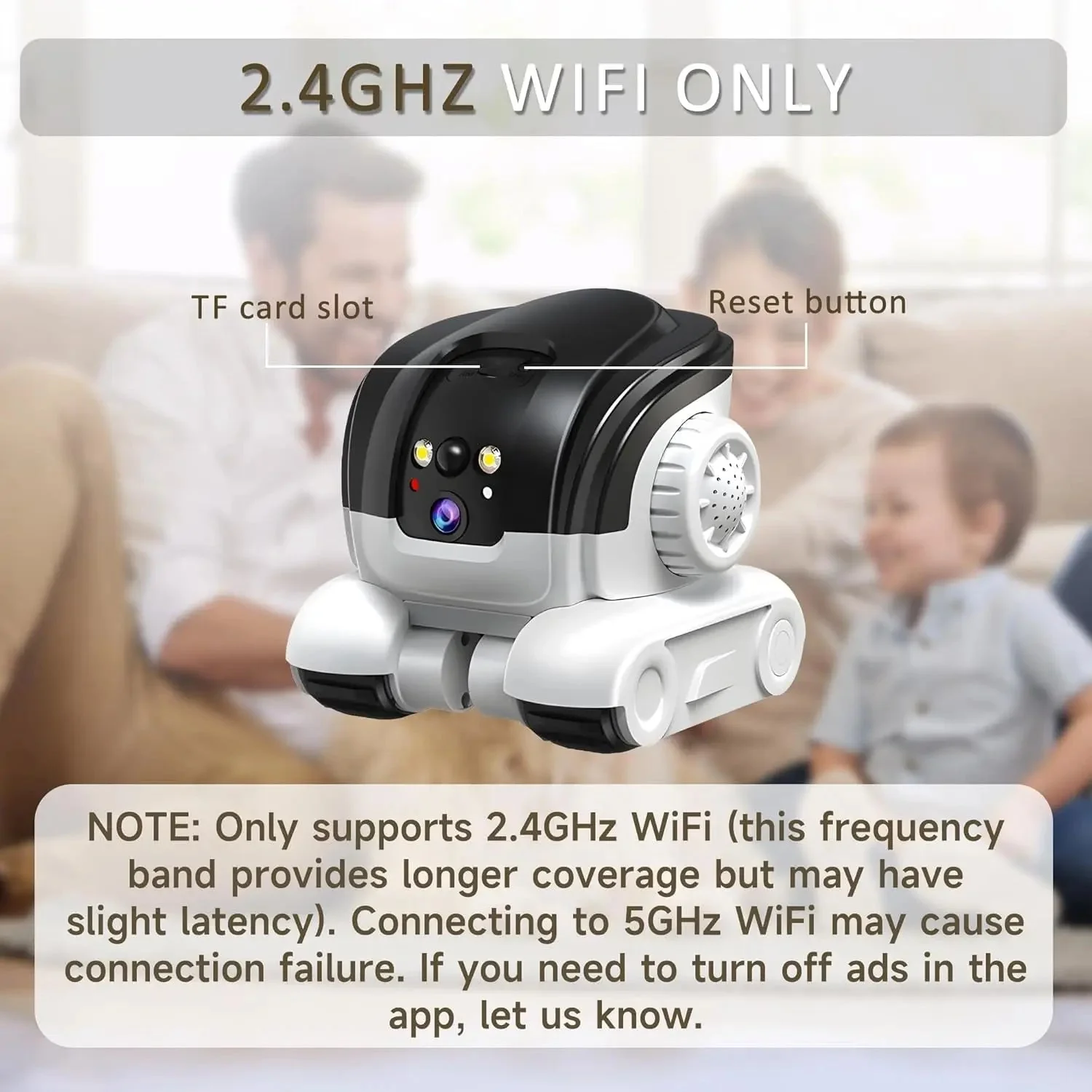 1080P Smart Pet Camera WiFi Robot 2-Way Audio Night Vision Motion Tracking(2026) - Image 8