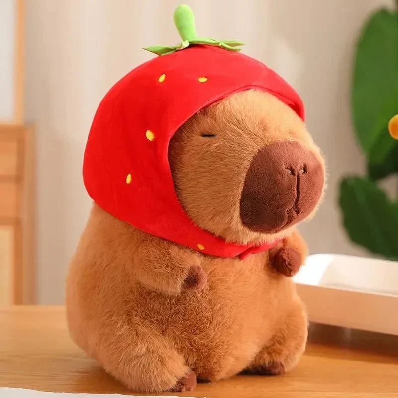 12-32cm Capybara Plush Simulation Capibara Anime Fluffty Toy Cute Doll Stuffed Animals Soft Doll Plush Children Christmas Gift - Image 11