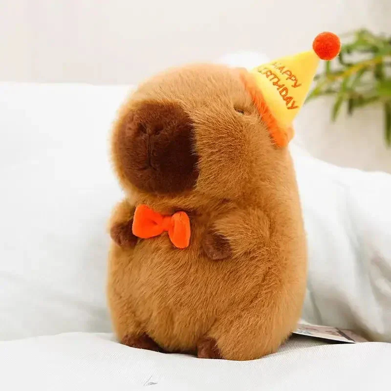 12-32cm Capybara Plush Simulation Capibara Anime Fluffty Toy Cute Doll Stuffed Animals Soft Doll Plush Children Christmas Gift - Image 13