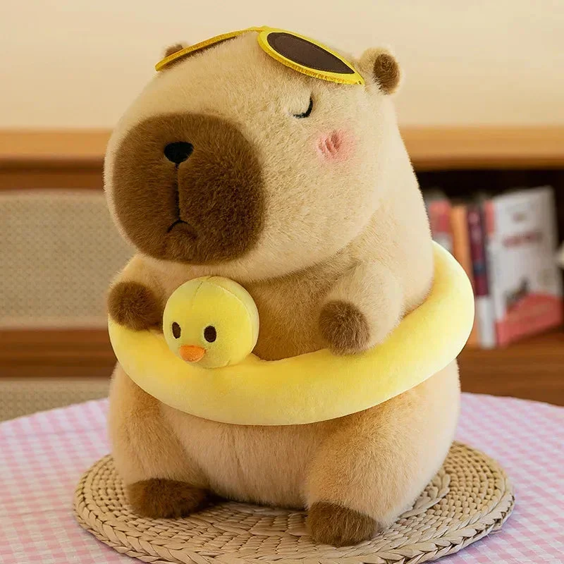 12-32cm Capybara Plush Simulation Capibara Anime Fluffty Toy Cute Doll Stuffed Animals Soft Doll Plush Children Christmas Gift - Image 16