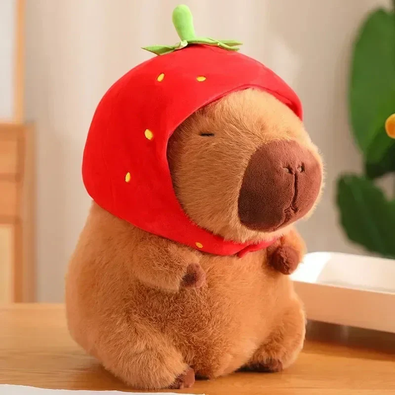 12-32cm Capybara Plush Simulation Capibara Anime Fluffty Toy Cute Doll Stuffed Animals Soft Doll Plush Children Christmas Gift - Image 4
