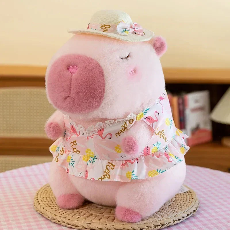 12-32cm Capybara Plush Simulation Capibara Anime Fluffty Toy Cute Doll Stuffed Animals Soft Doll Plush Children Christmas Gift - Image 9