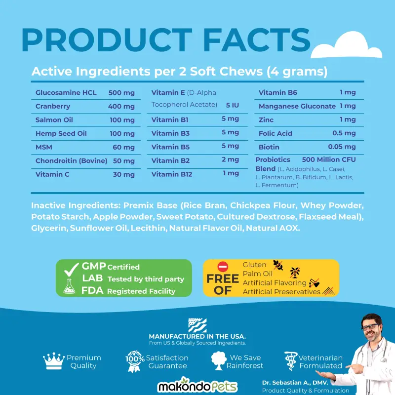 12 in 1 Multivitamin for Dogs - 120 Soft Chews - Image 6