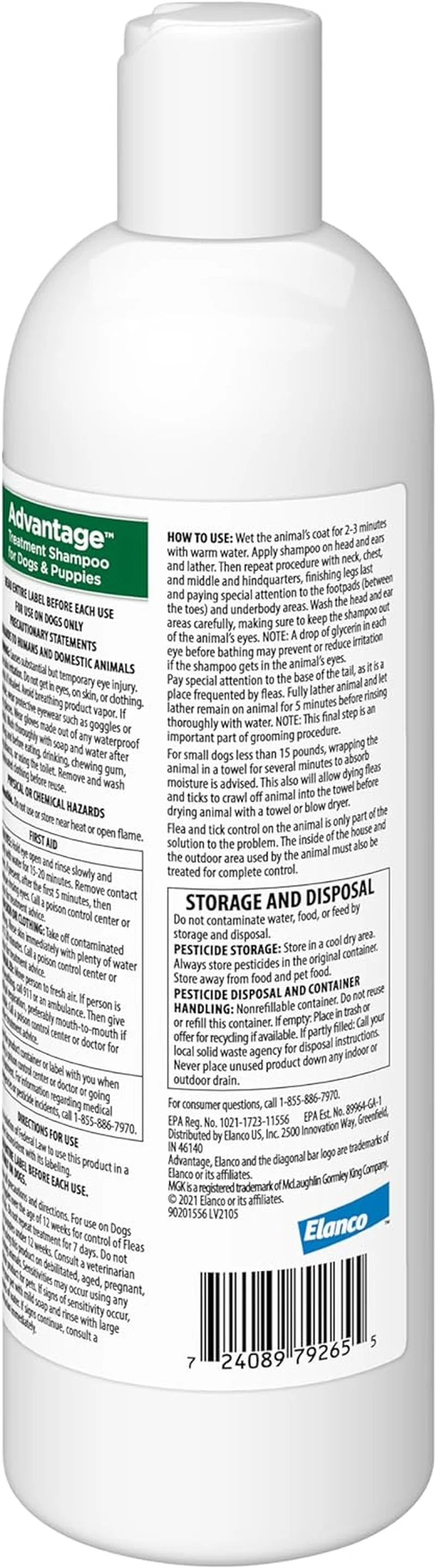 12 Oz Flea & Tick Shampoo for Puppies & Adult Dogs . - Image 3