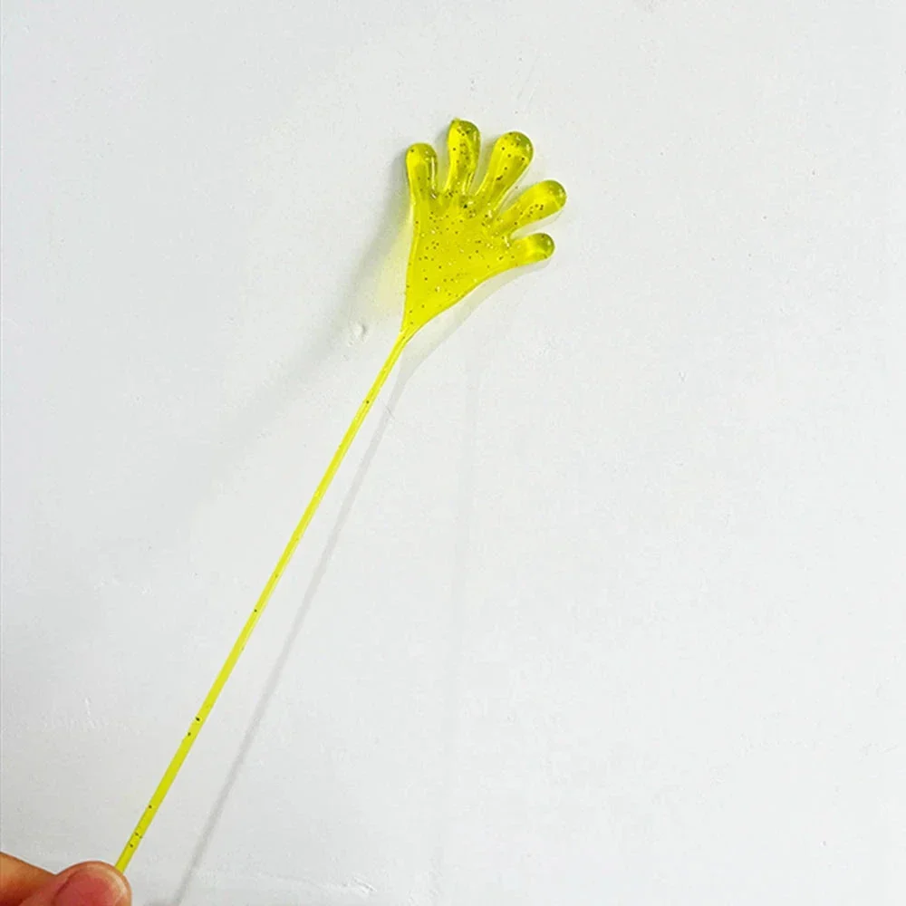 12PCS Glitter Sticky Hands Toys – Stretchy Sensory Party Favors - Image 6