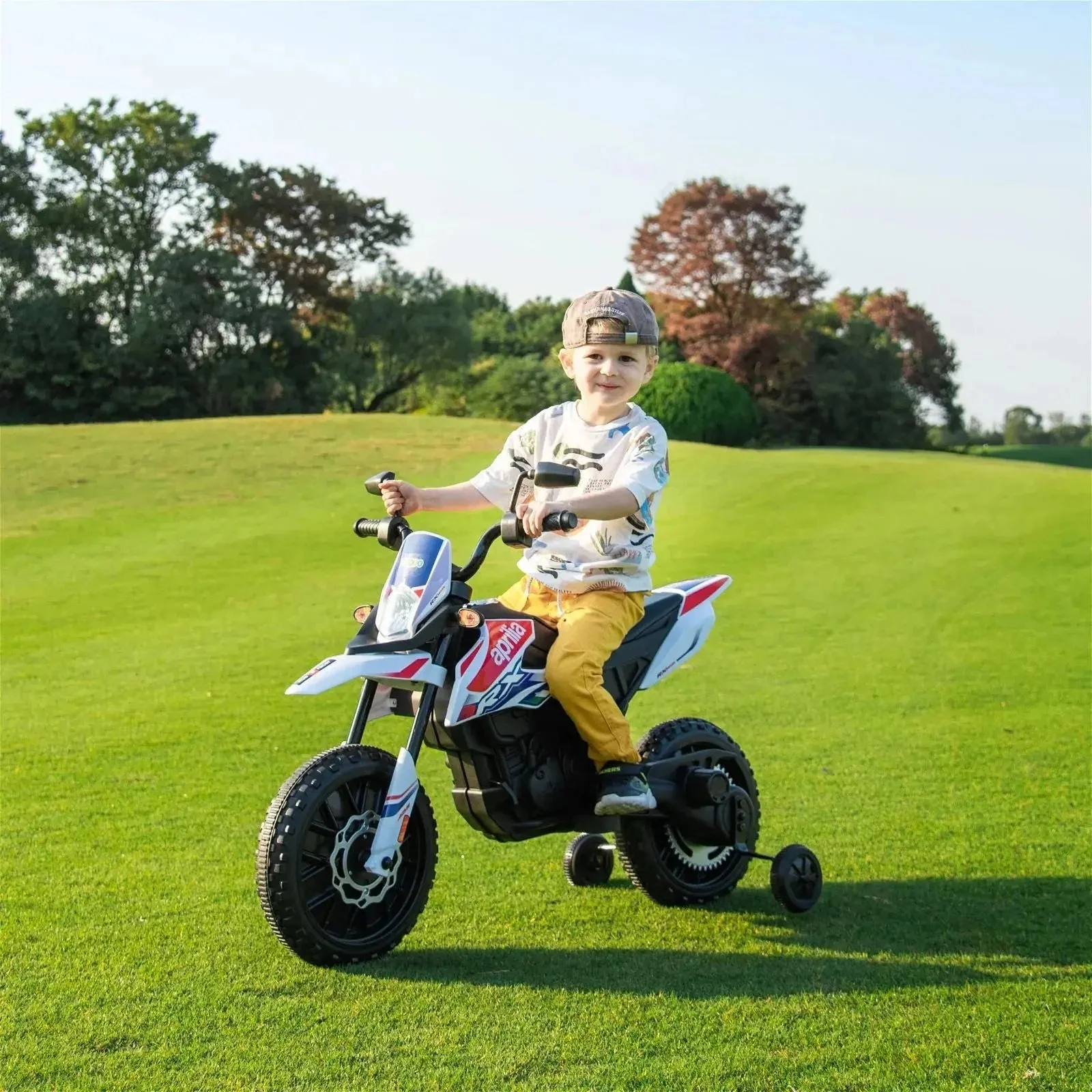 12V Aprilia Motorcycle 1 Seater Ride-on - Image 6