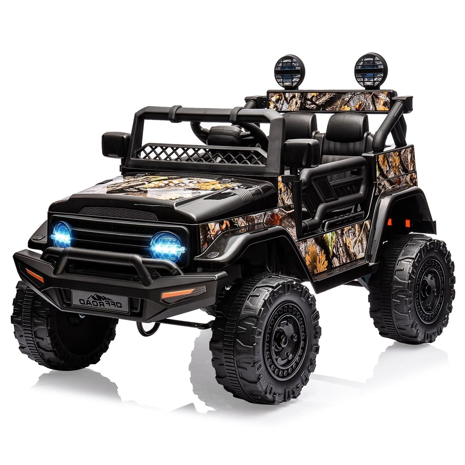 12V Battery-Powered Electric Ride-On Truck Car for Kids with Music and Remote Control - Image 7