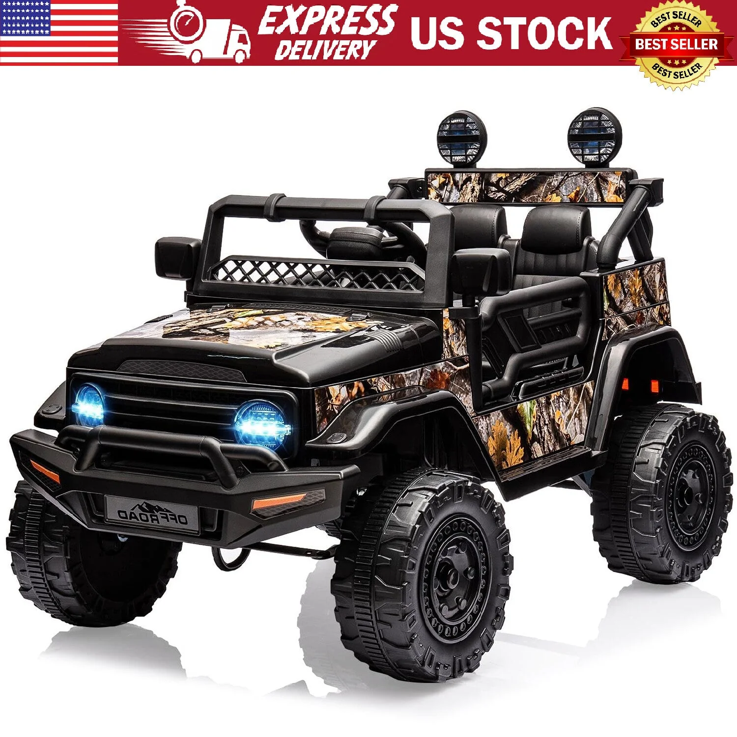 12V Battery-Powered Electric Ride-On Truck Car for Kids with Music and Remote Control - Image 8
