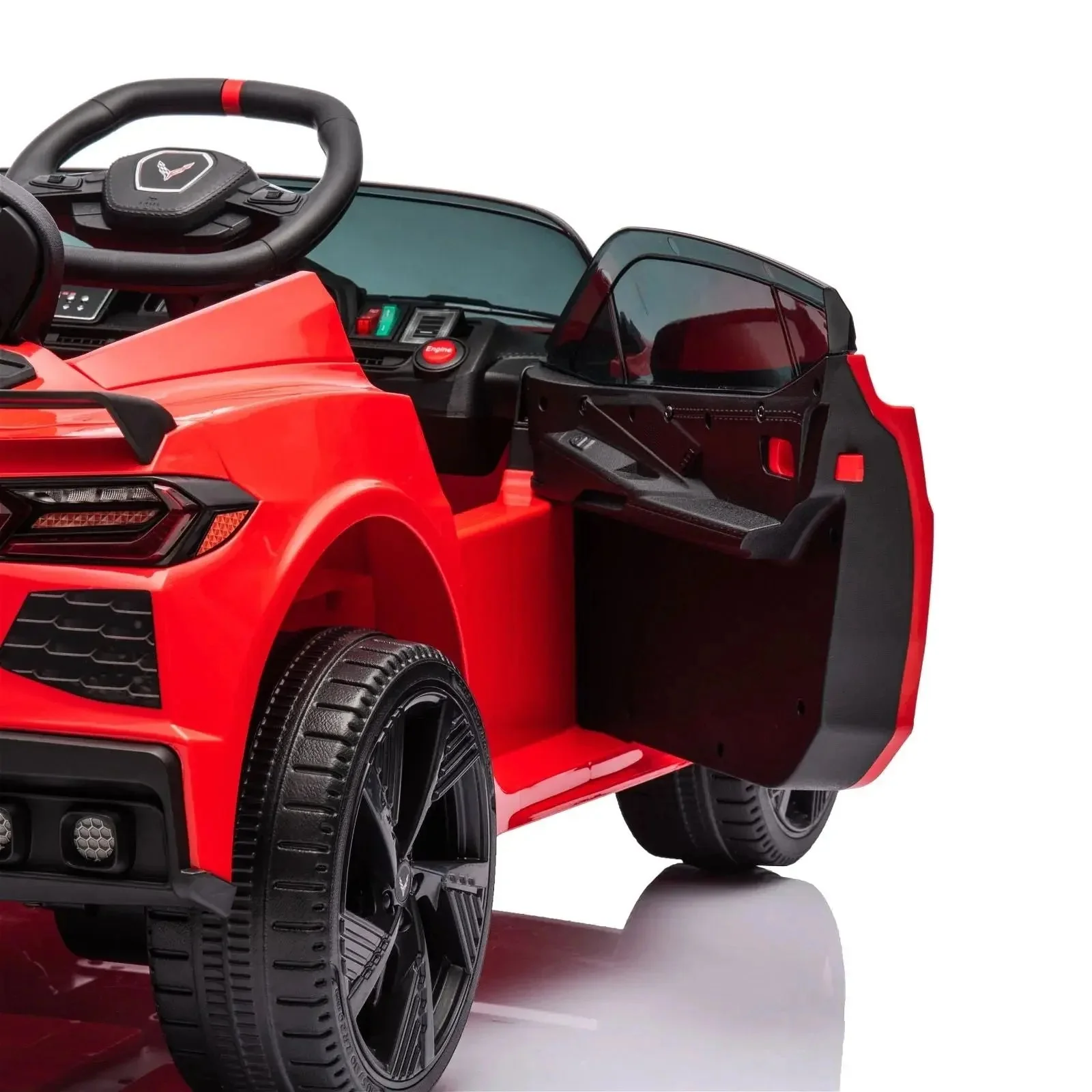 12V Chevrolet Corvette C8 Stingray 1-Seater Kids Ride-On Car - Image 15