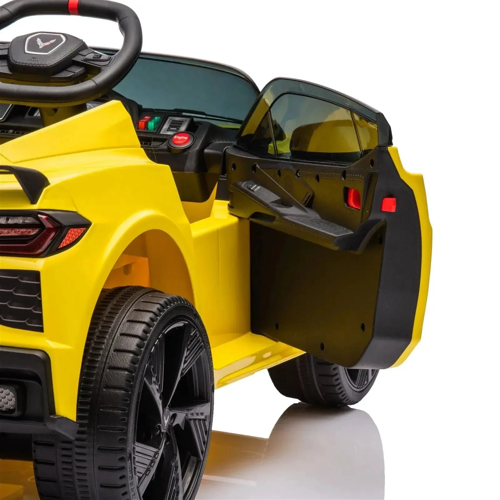 12V Chevrolet Corvette C8 Stingray 1-Seater Kids Ride-On Car - Image 25
