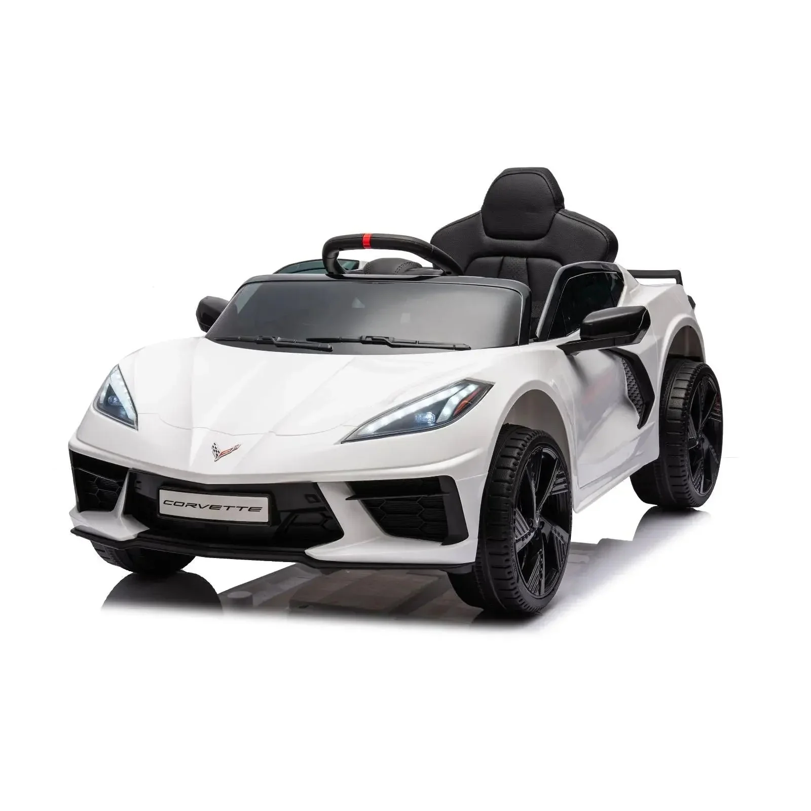 12V Chevrolet Corvette C8 Stingray 1-Seater Kids Ride-On Car - Image 31