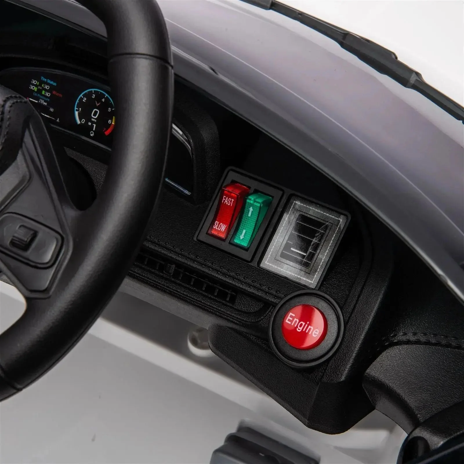 12V Chevrolet Corvette C8 Stingray 1-Seater Kids Ride-On Car - Image 39