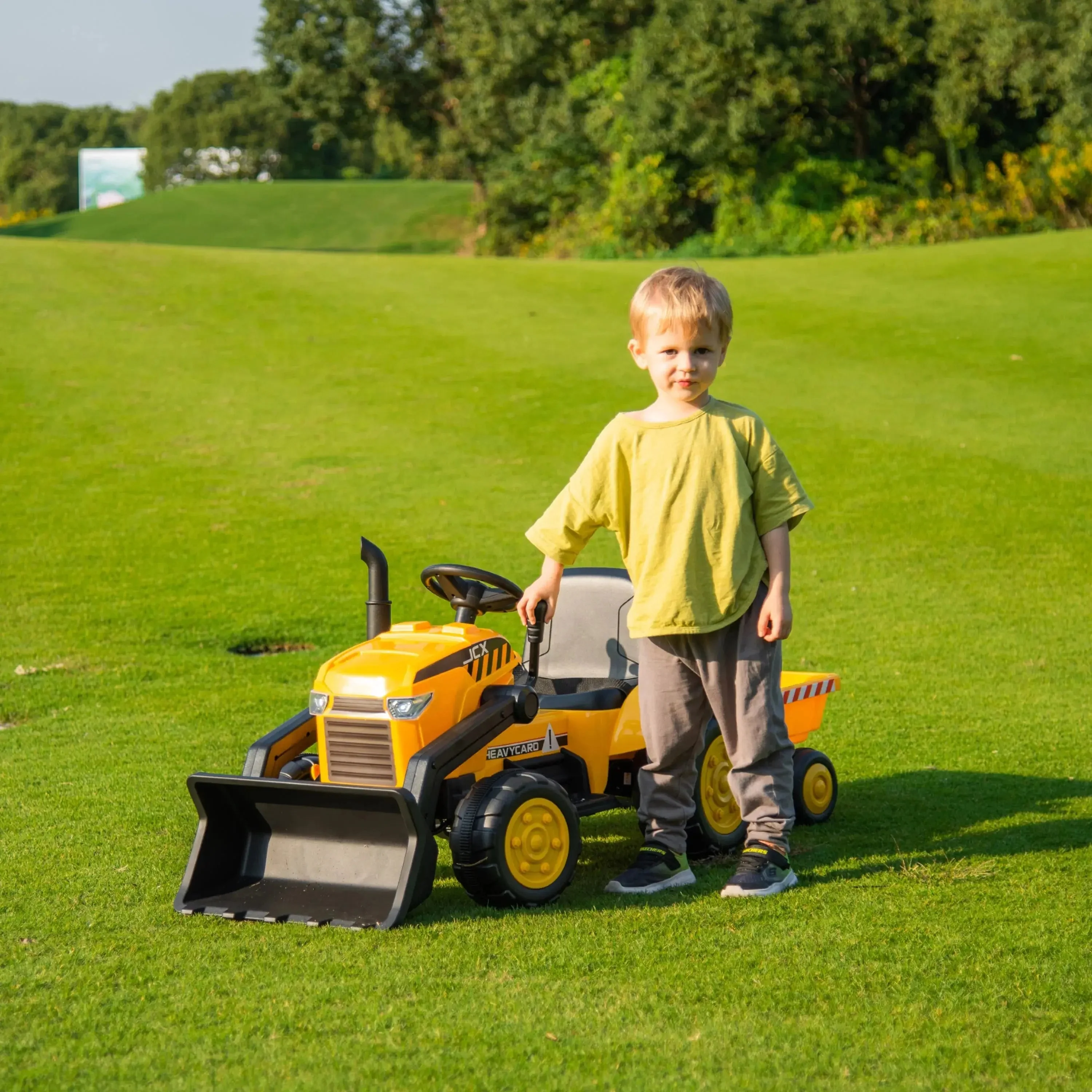 12V Freddo Excavator 1 Seater Ride-on - Image 8