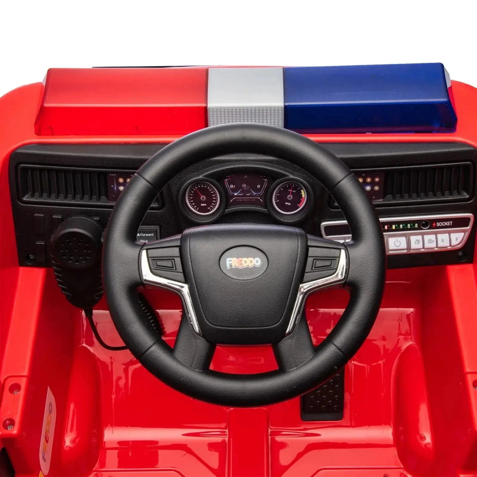 12V Freddo Fire Truck 1 Seater Ride on - Image 12