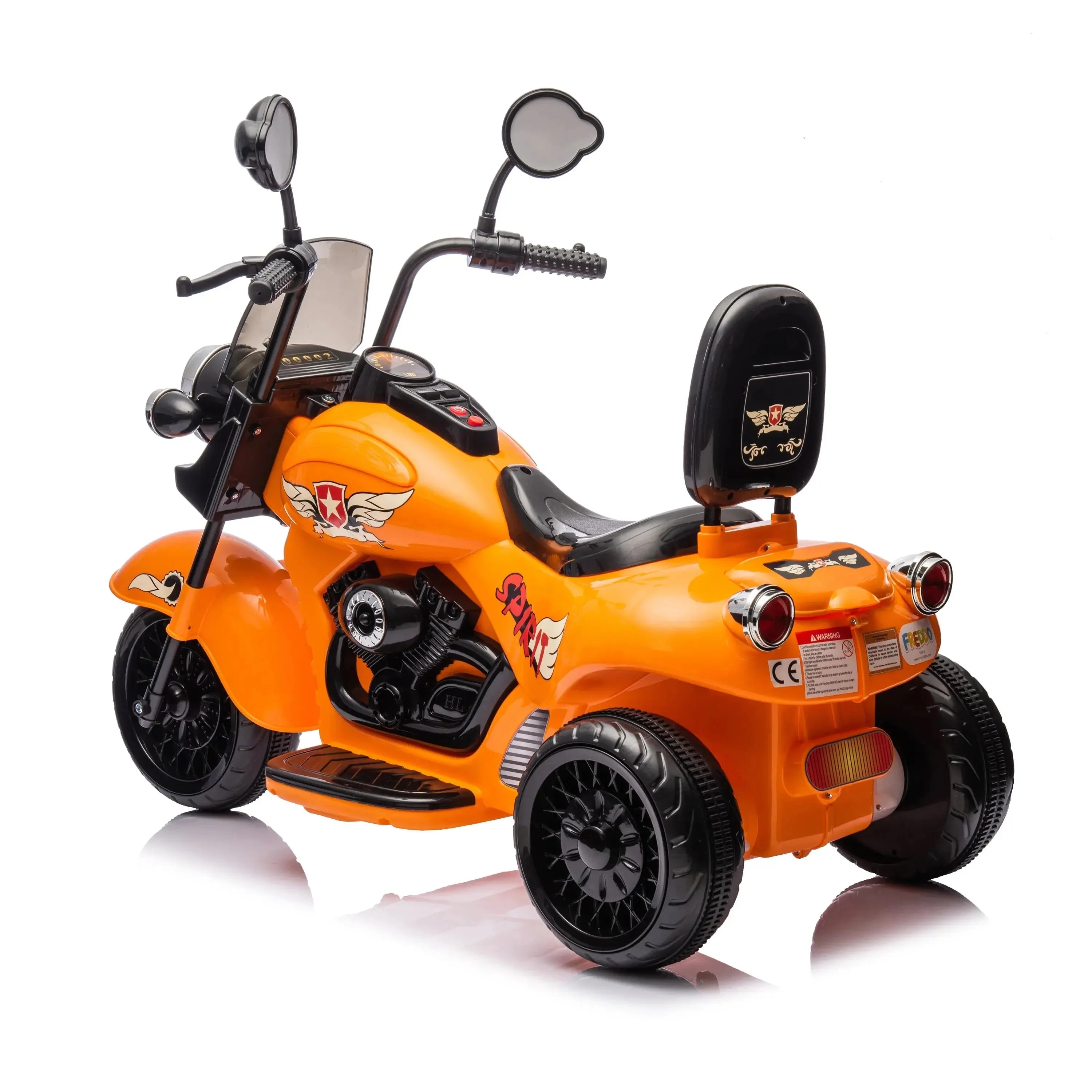 12V Freddo Kids Cruiser 1 Seater Motorcycle - Image 45