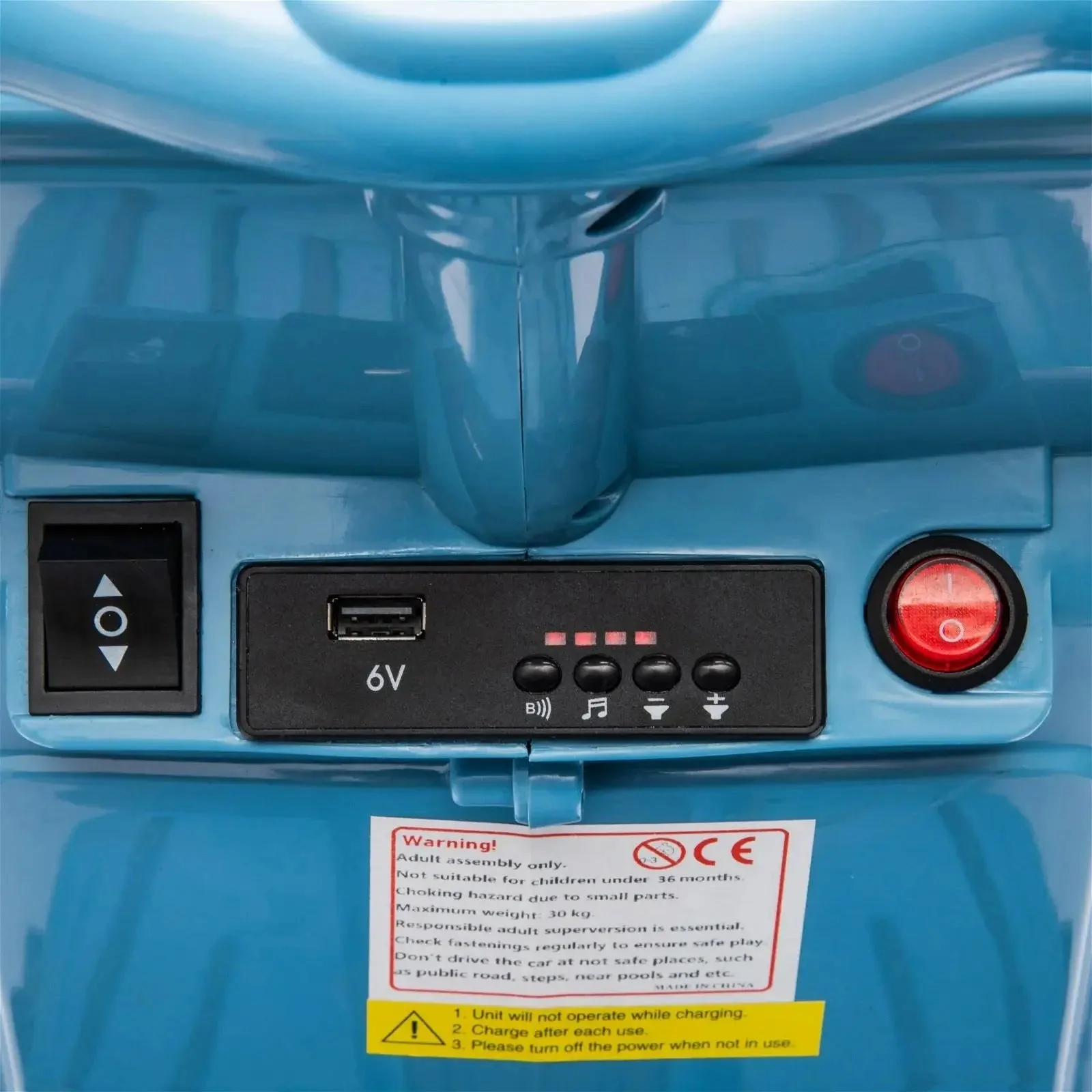 12V Kids' Vespa Electric Ride-On Scooter - Image 25