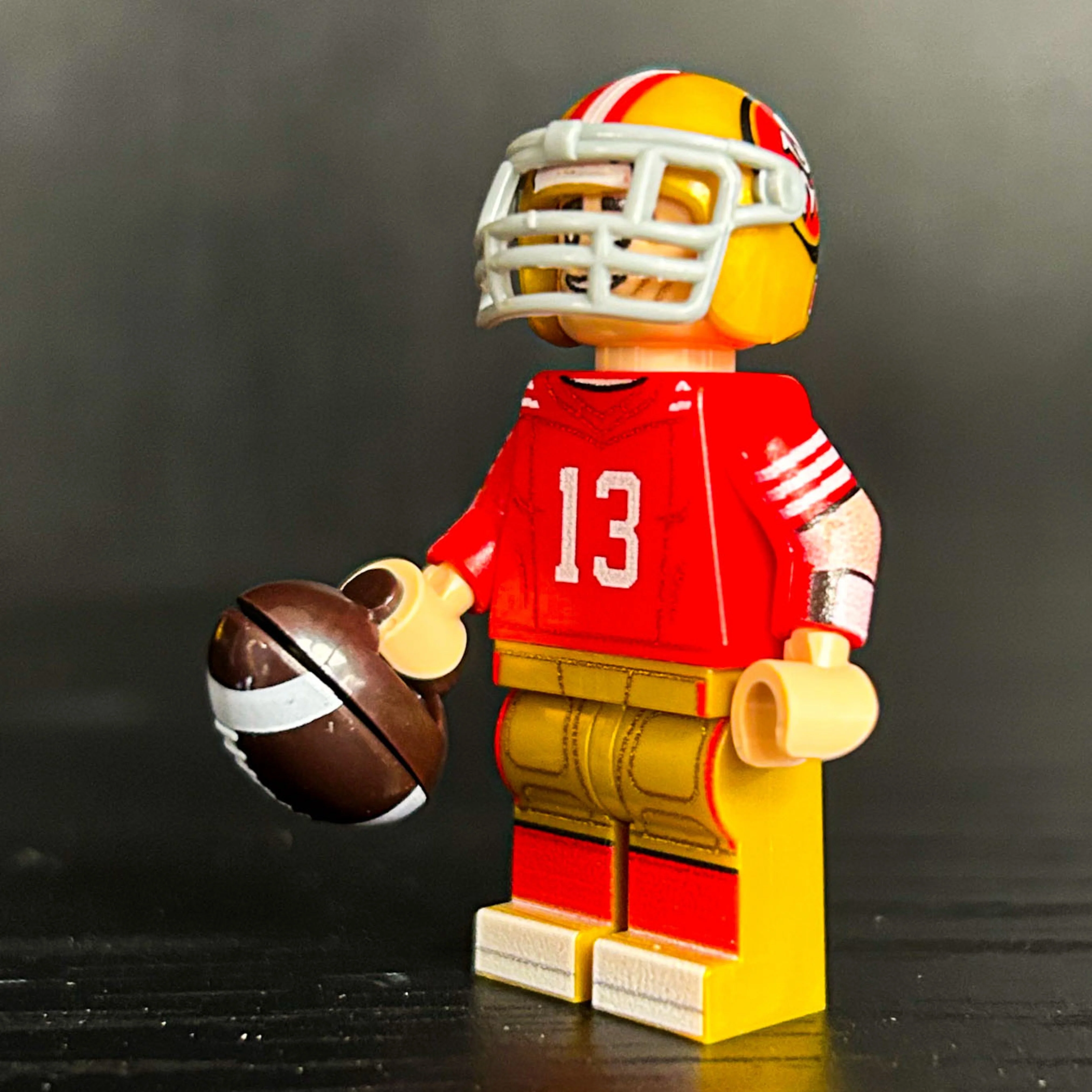 #13 QB San Francisco Football Player Minifig - Image 2